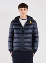 Doudoune à capuche Pharrell | Bleu by PARAJUMPERS PARAJUMPERS Doudoune à capuche Pharrell | Bleu