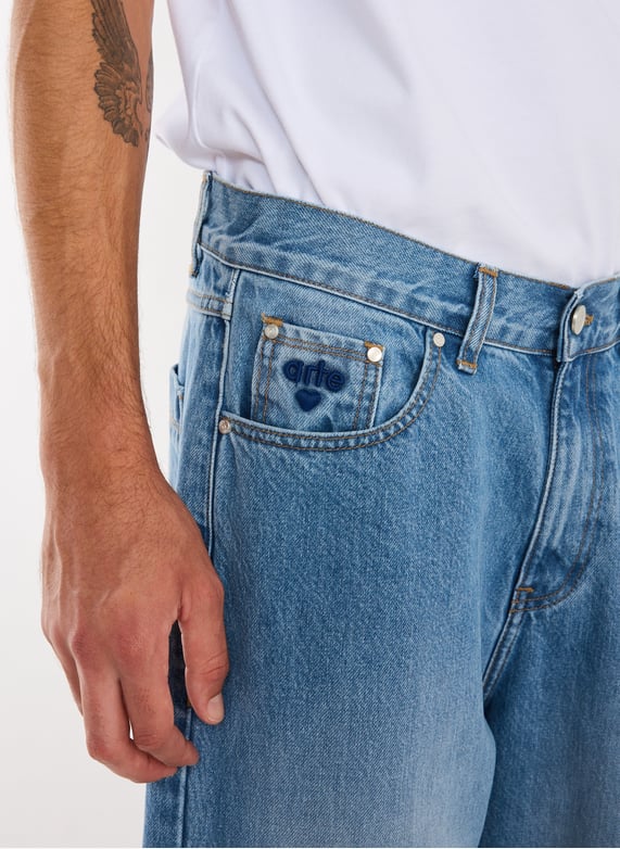 Jeans ample en coton | Bleu by ARTE ANTWERP Jeans ample en coton Bleu