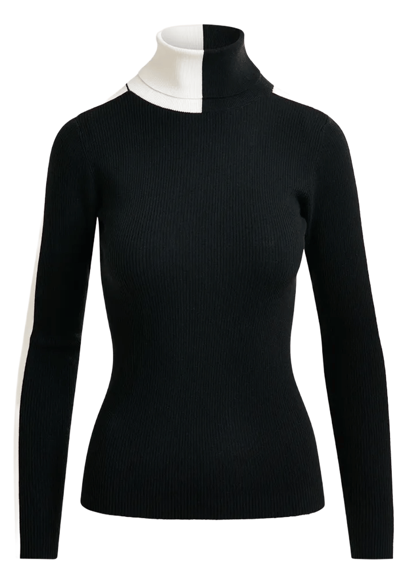 Pull moulant col roulé Iffort ESSENTIEL ANTWERP Noir