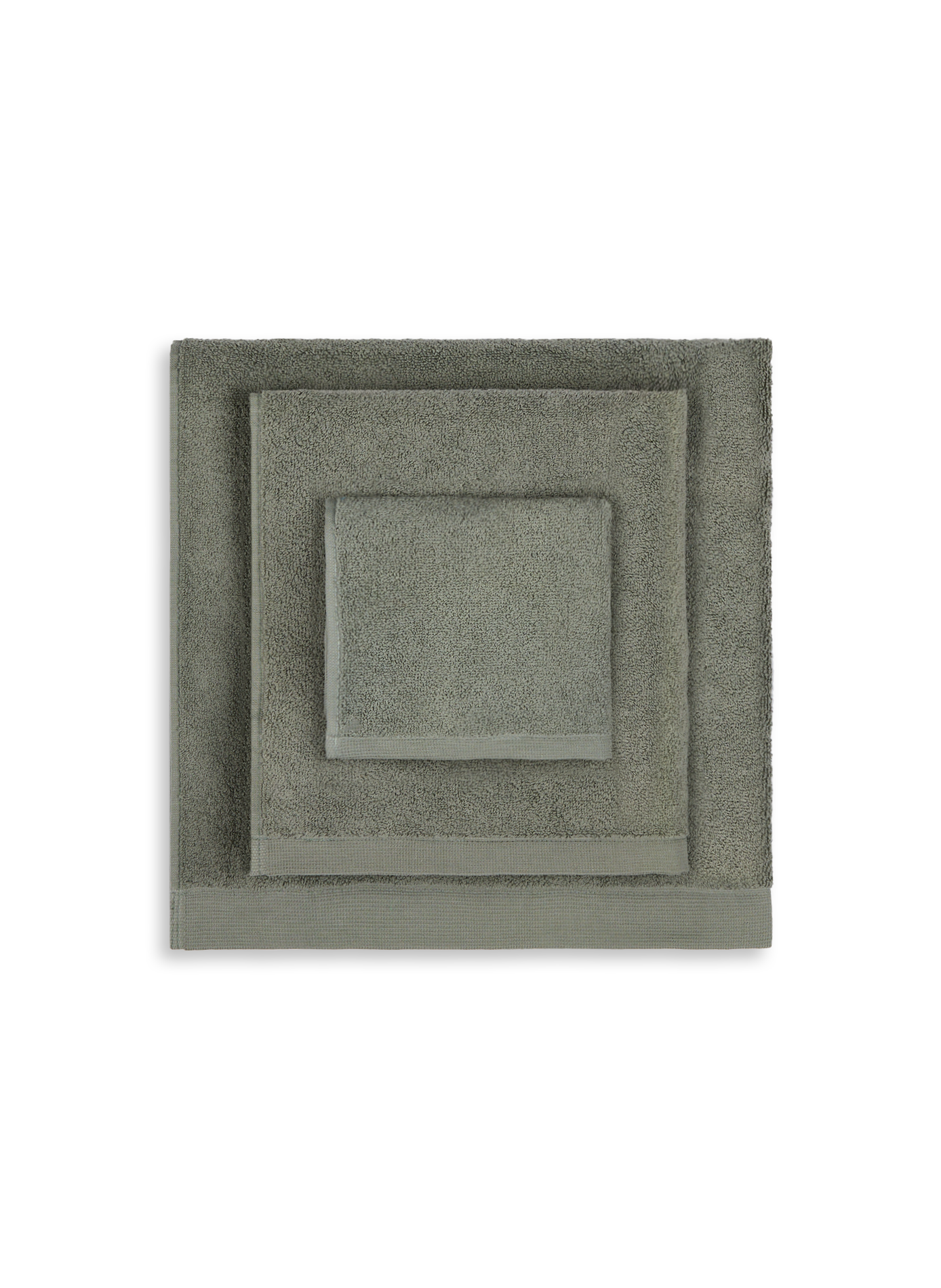 Organic cotton bath towel AU PRINTEMPS PARIS Khaki