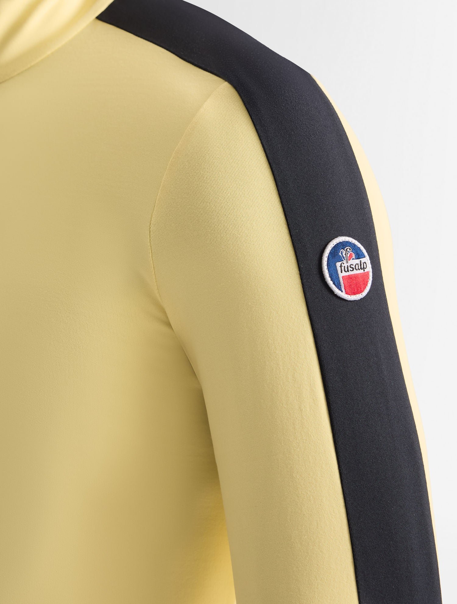 Sous pull de ski alpille col montant coupe ajustée FUSALP Jaune
