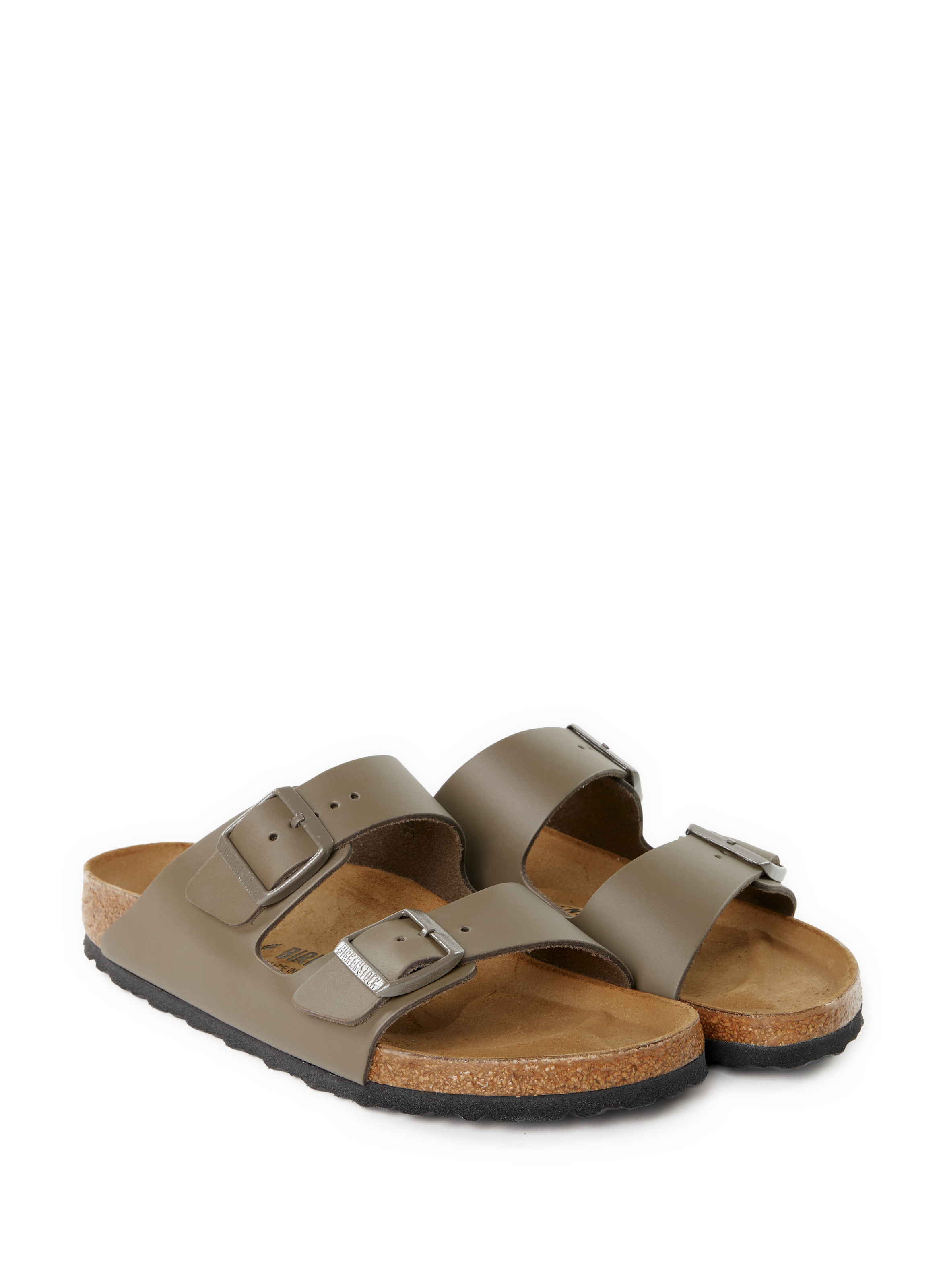 Arizona cow leather sandals BIRKENSTOCK Grey