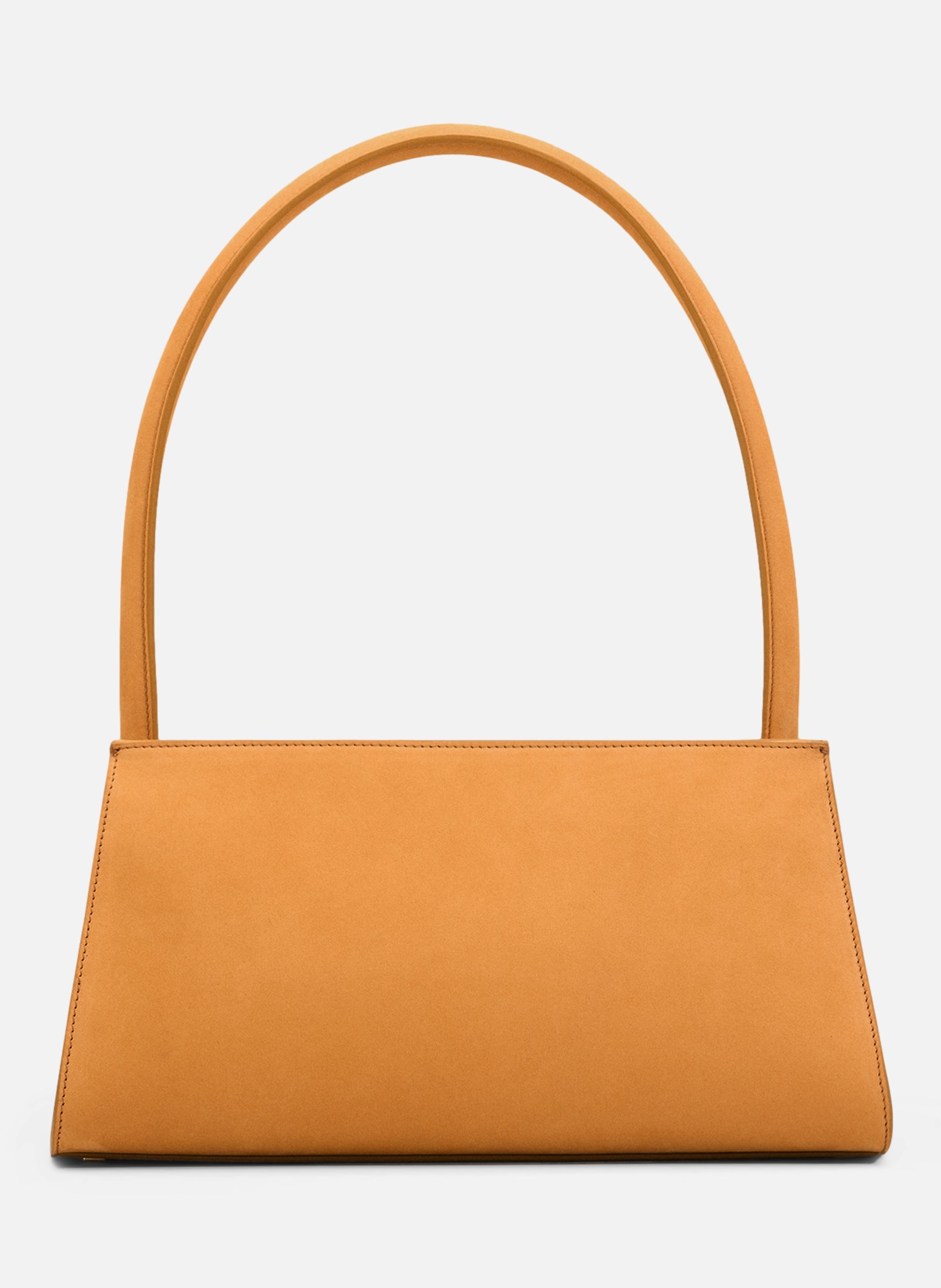 Petit sac mimi unisexe en cuir de veau AMI PARIS Orange