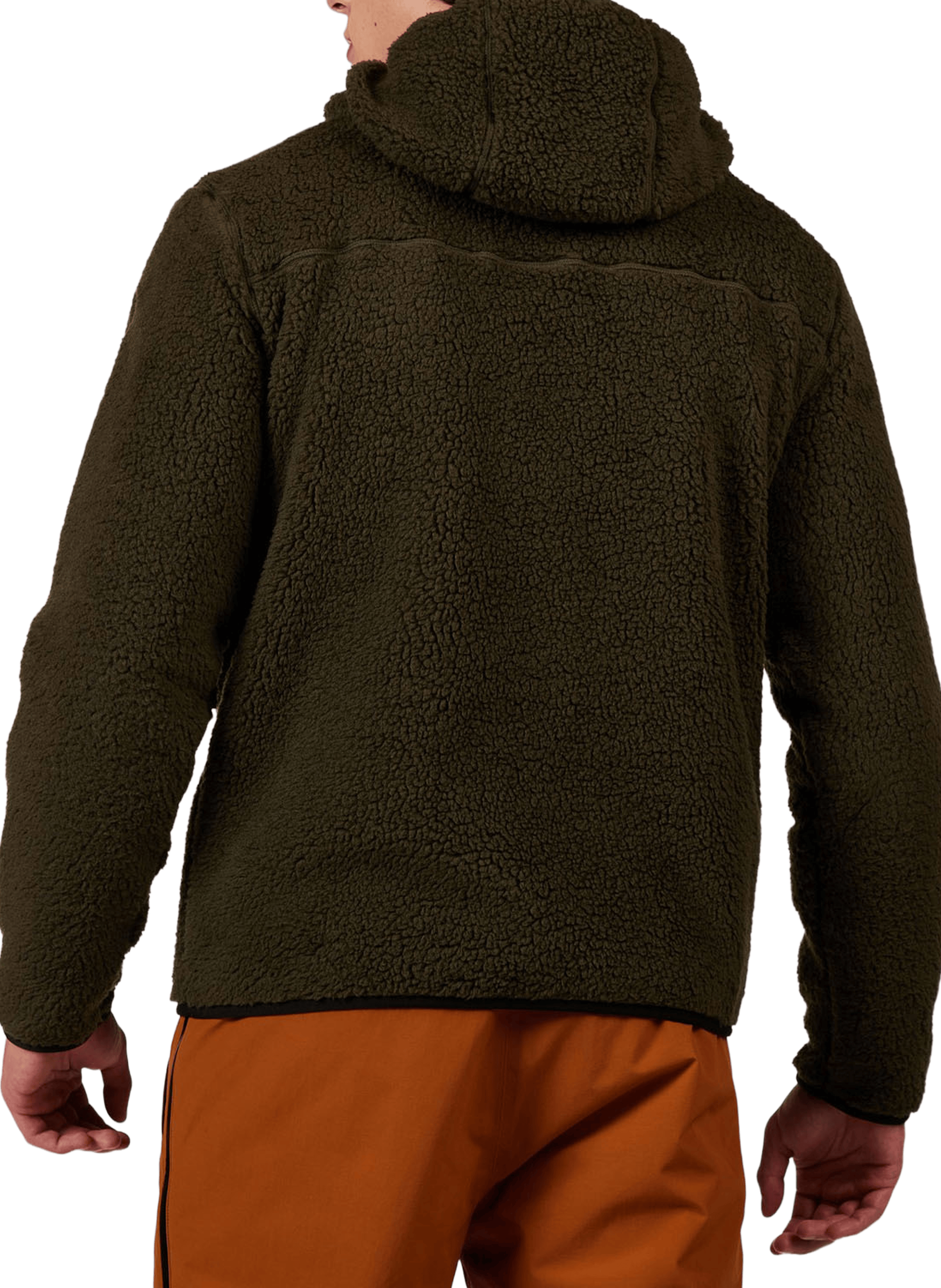 Polaire anorak shearling à capuche ROSSIGNOL Kaki