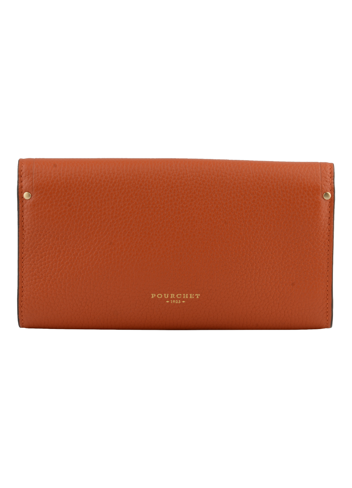Sèvres | pochette en cuir de vachette Orange