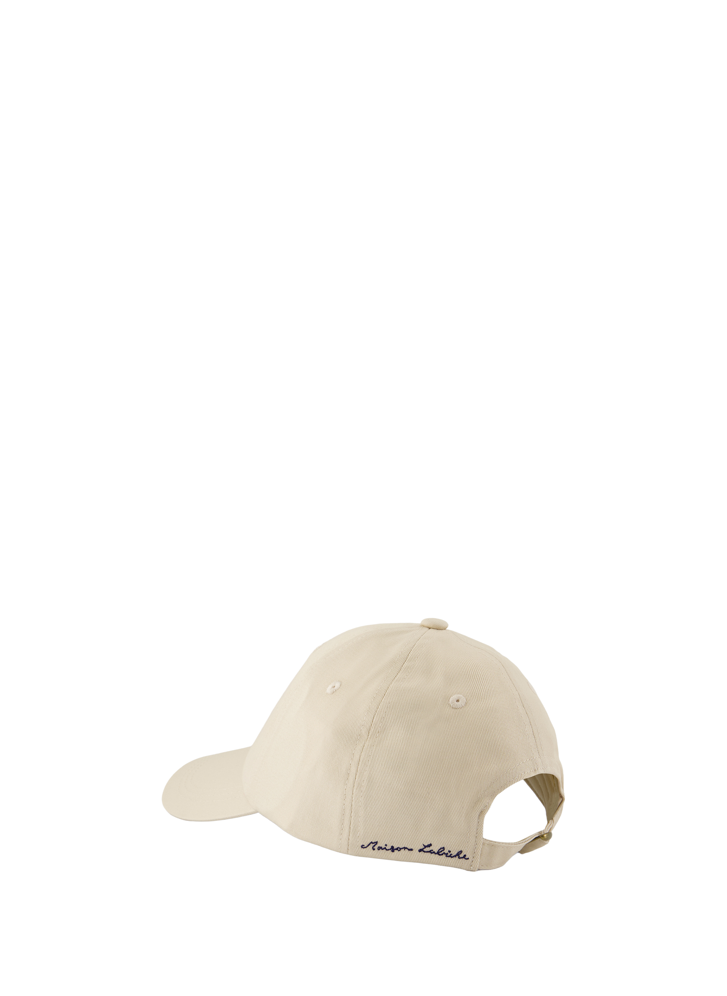 Embroidered Love Cotton Cap MAISON LABICHE Beige