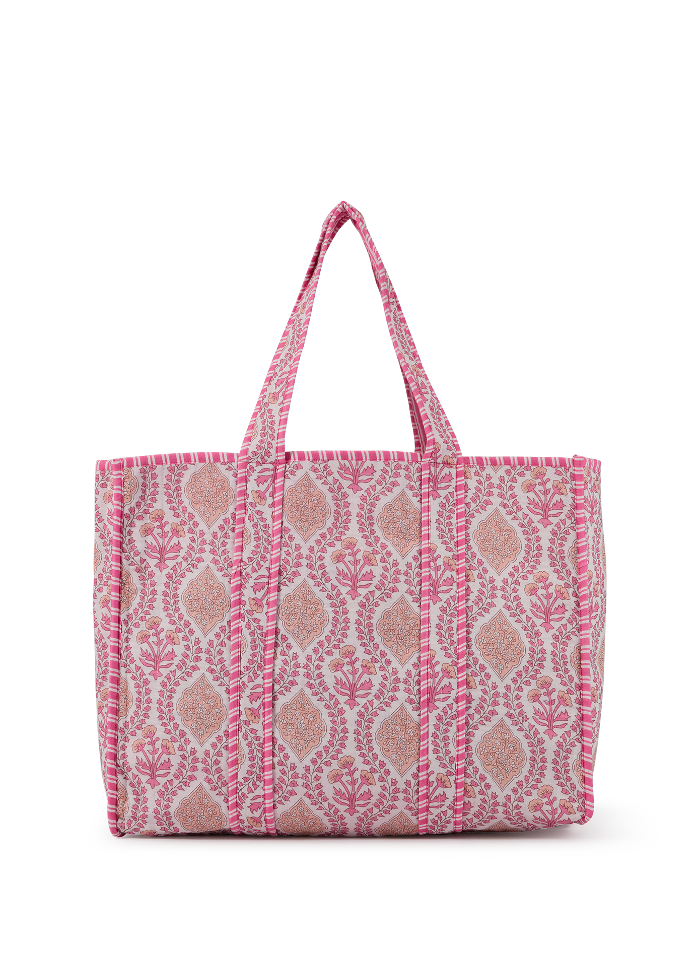 Sac cabas à motif   Rose