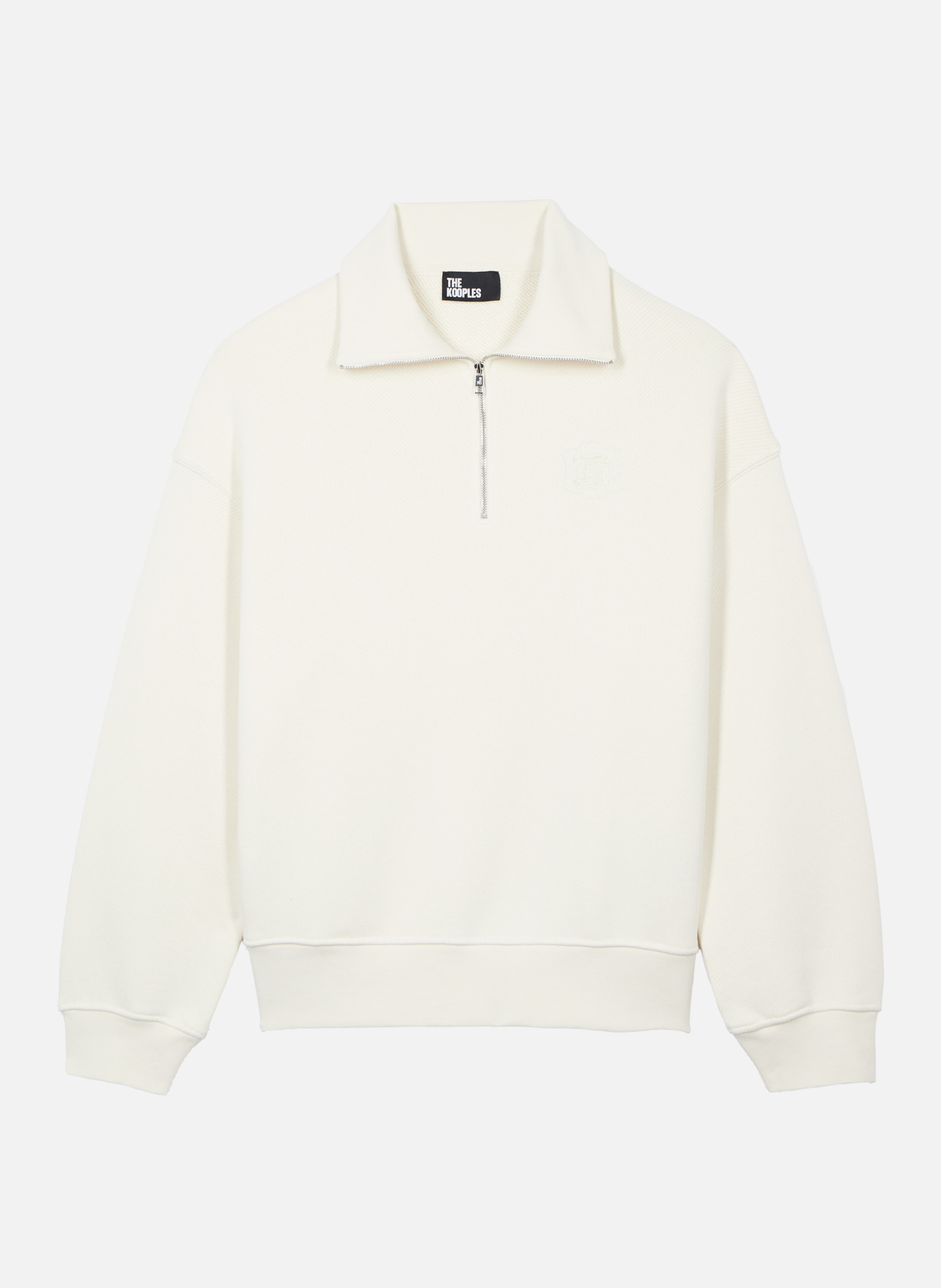 Sweatshirt col camionneur THE KOOPLES Beige