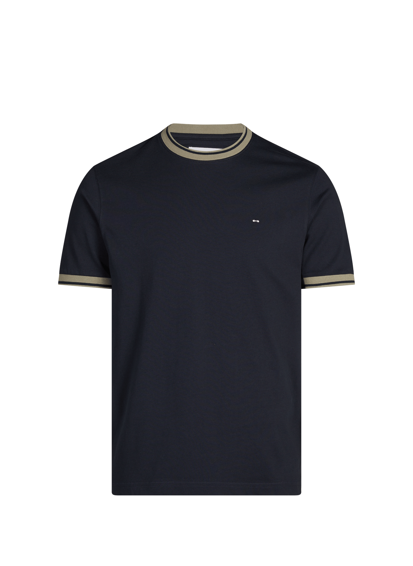 T-shirt droit manches courtes en coton EDEN PARK Beige