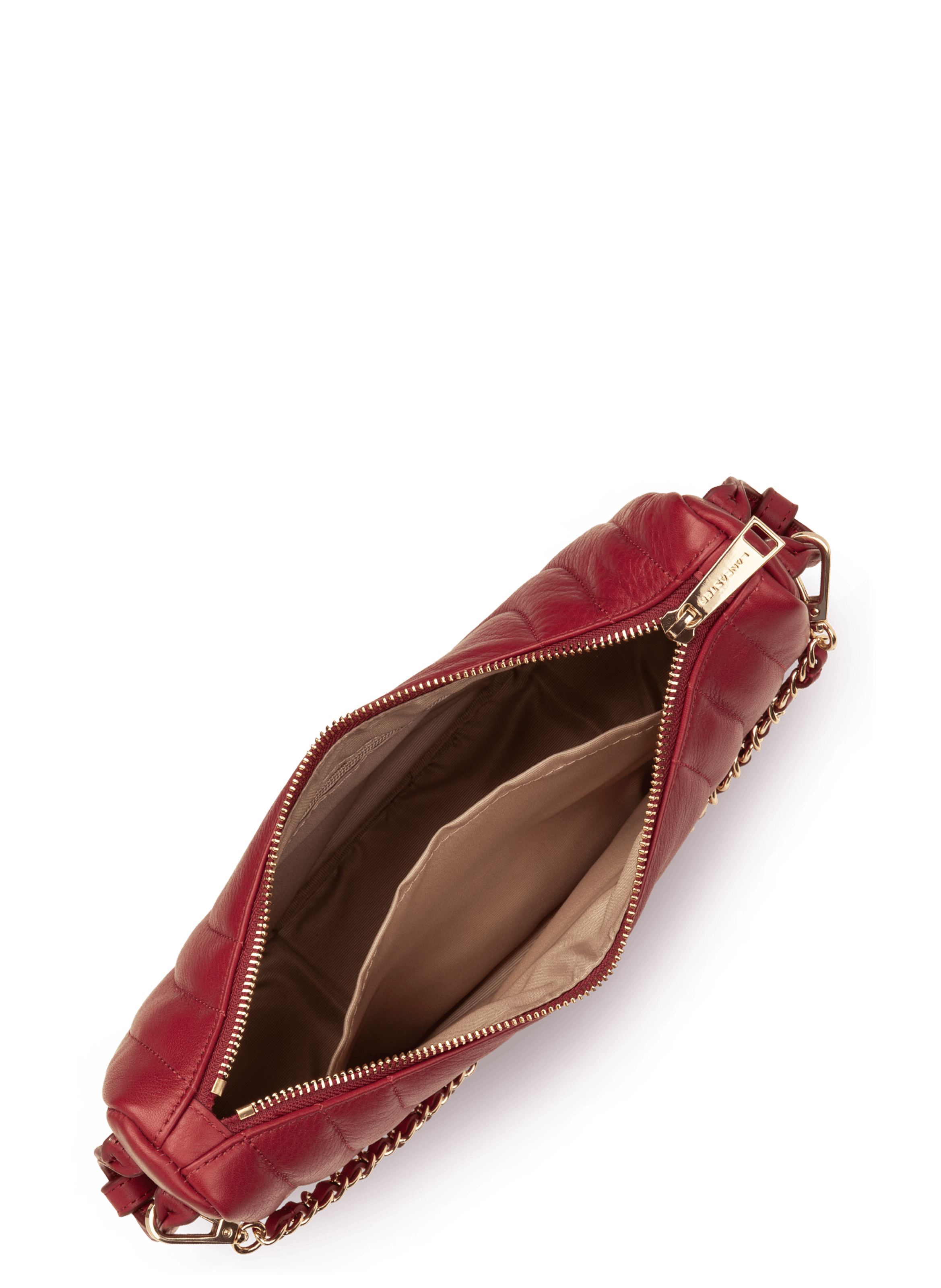 Hobo bag - soft matelassé LANCASTER Red