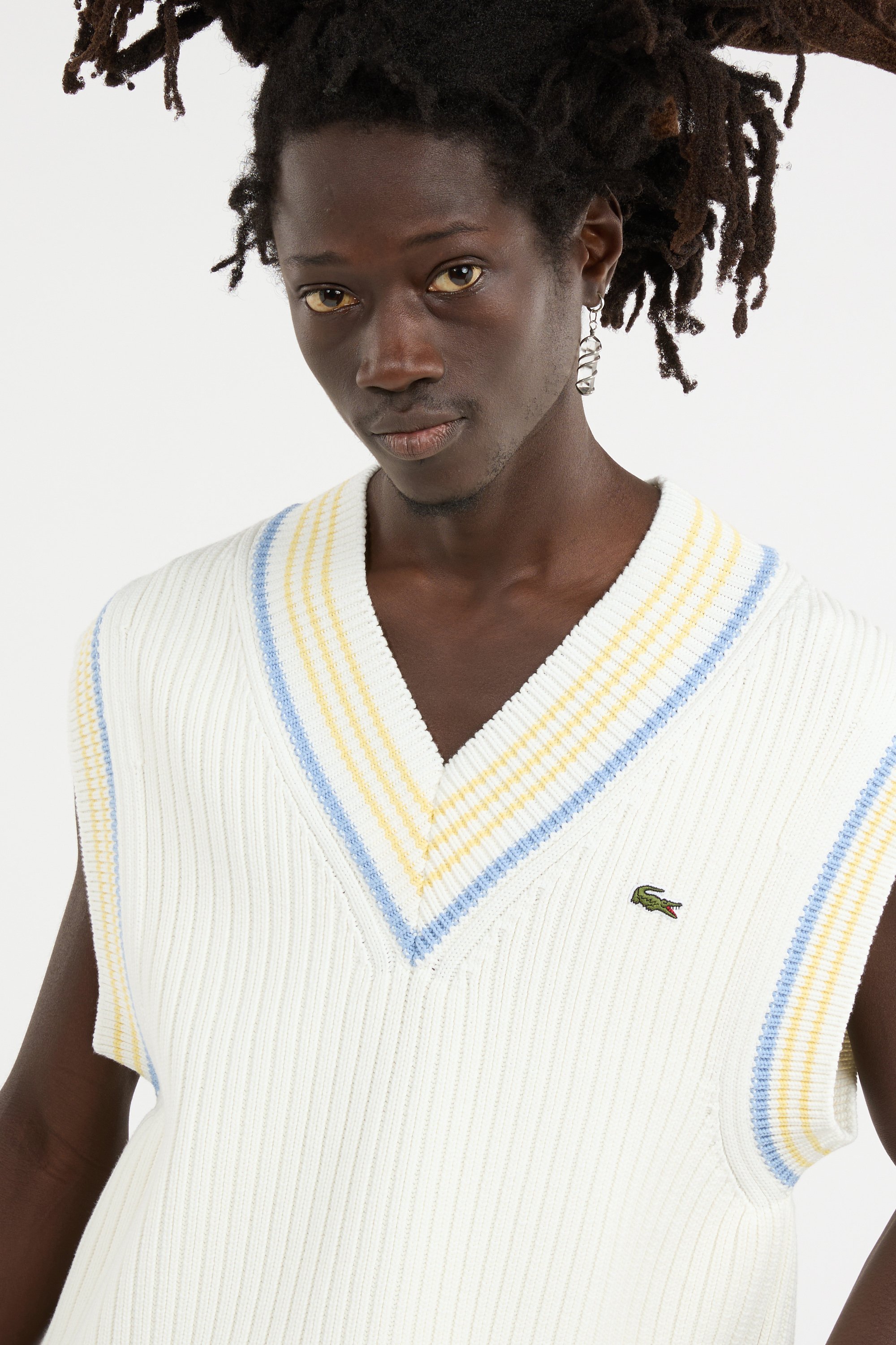 Gilet sweater LACOSTE Beige