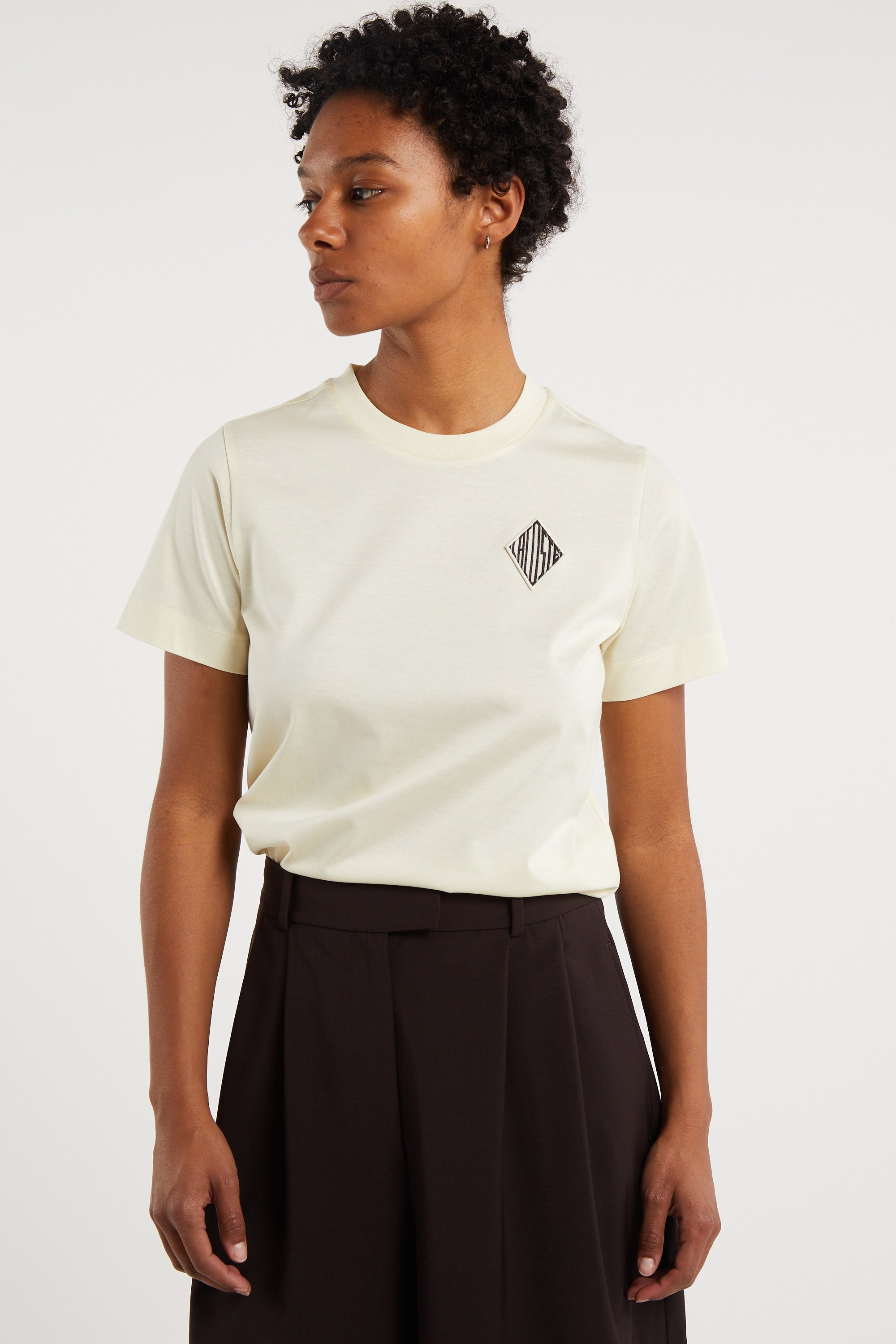 T-shirt tee-shirt LACOSTE Jaune