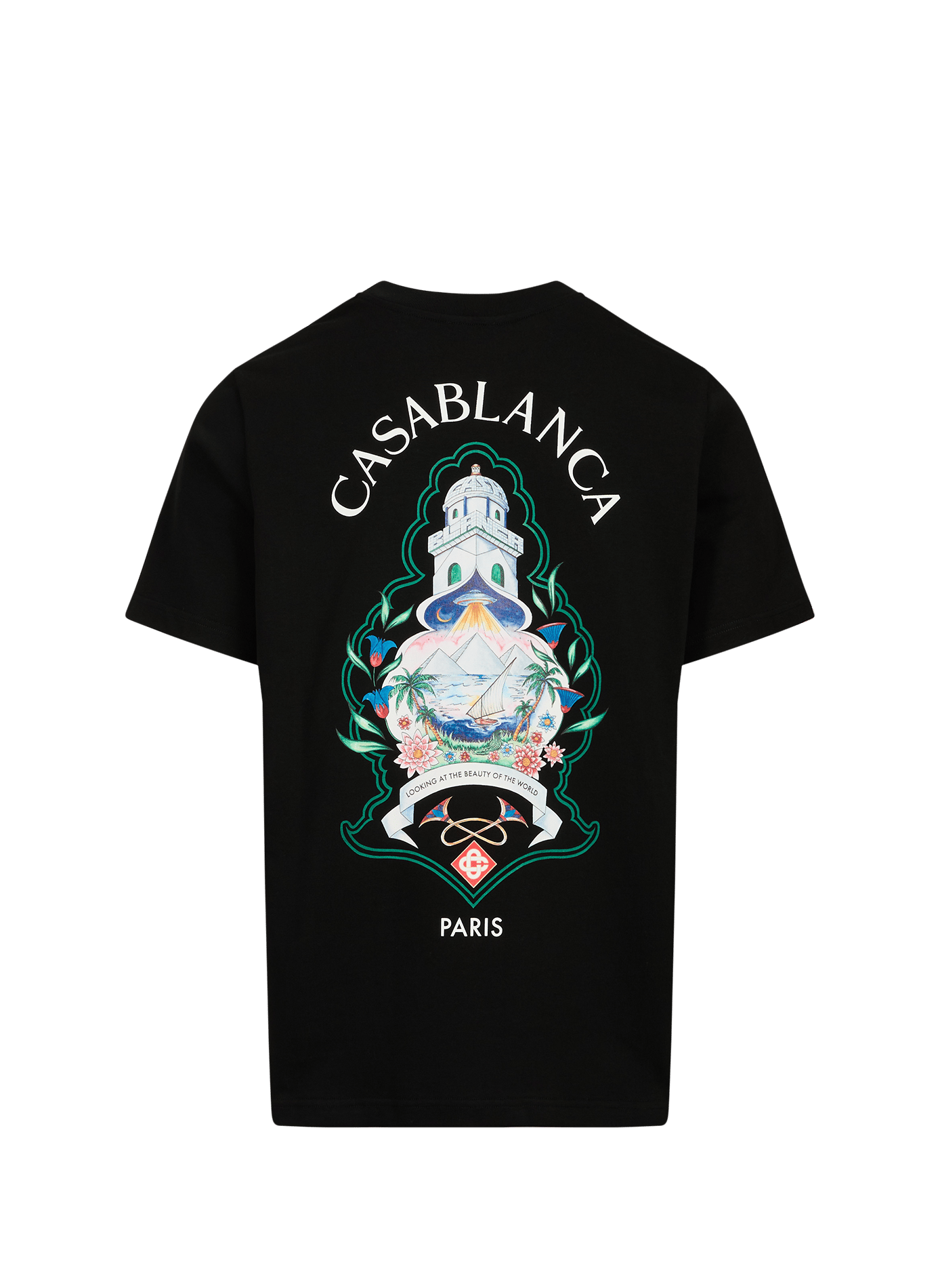 Hotel Emblem cotton T-shirt CASABLANCA PARIS Multicolour