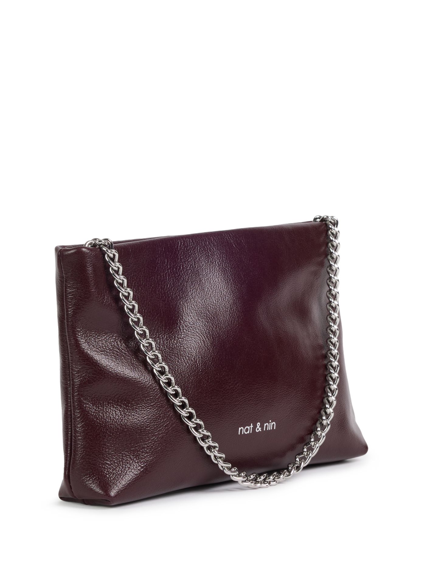 Sac porté épaule Molly en cuir NAT & NIN Violet