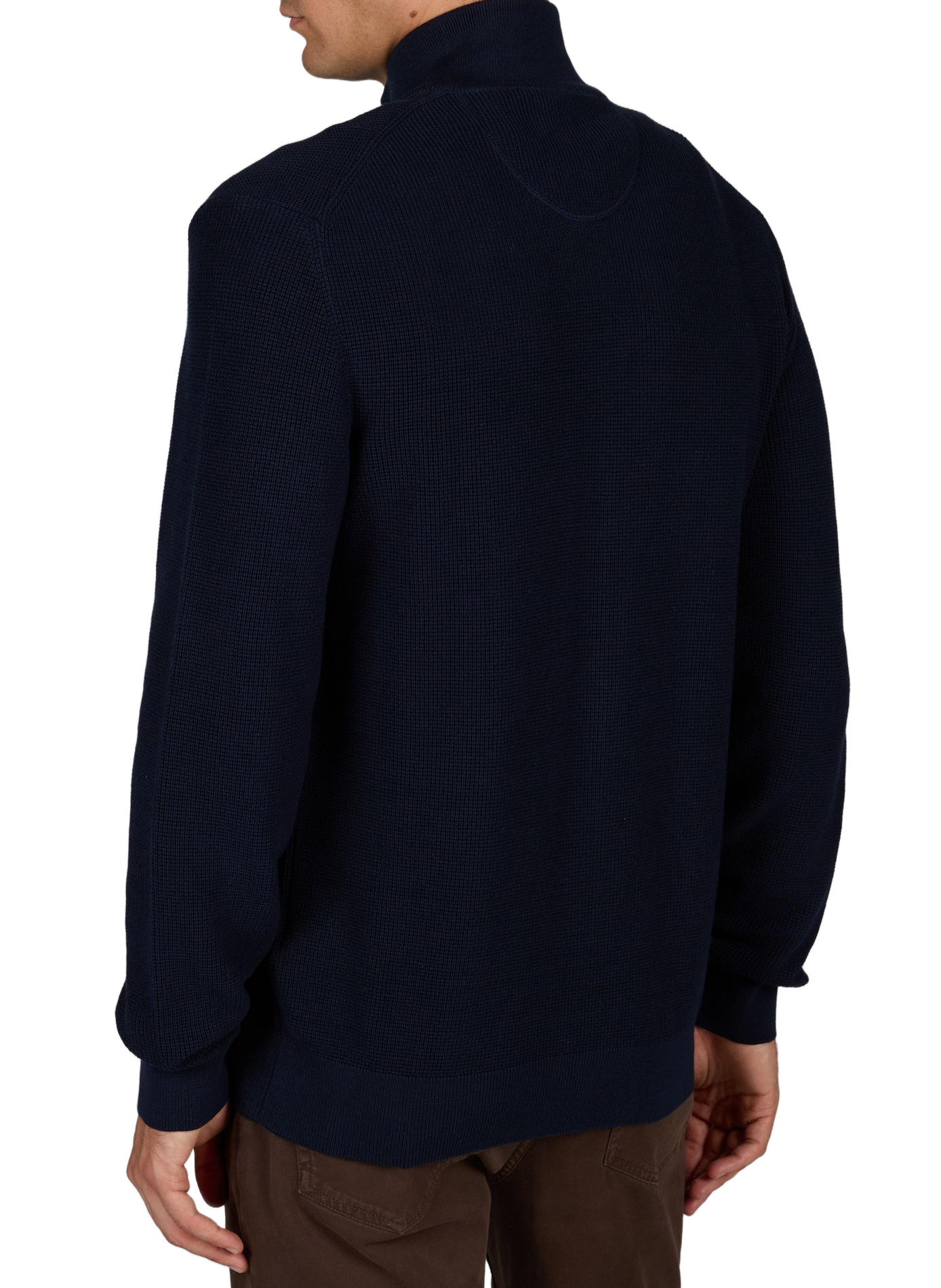 Zip-up cotton jacket GANT Blue