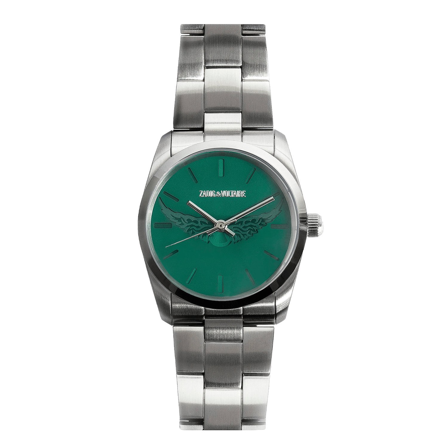 Montre en acier ZADIG&VOLTAIRE Kaki