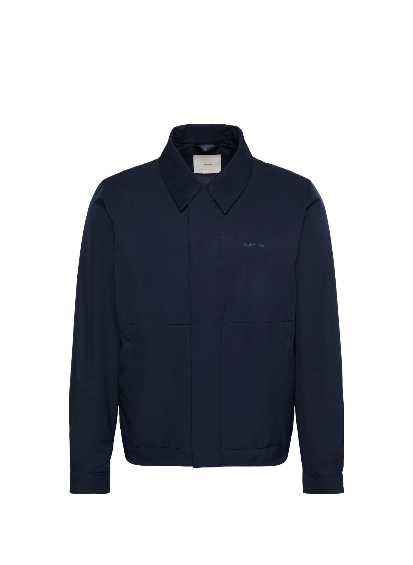 Blouson droit à col classique  CALVIN KLEIN Bleu