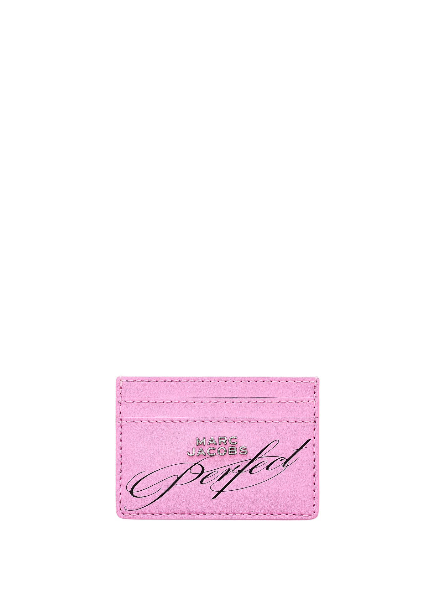 Kartenhalter The Perfect Everyday aus Leder MARC JACOBS Rosa