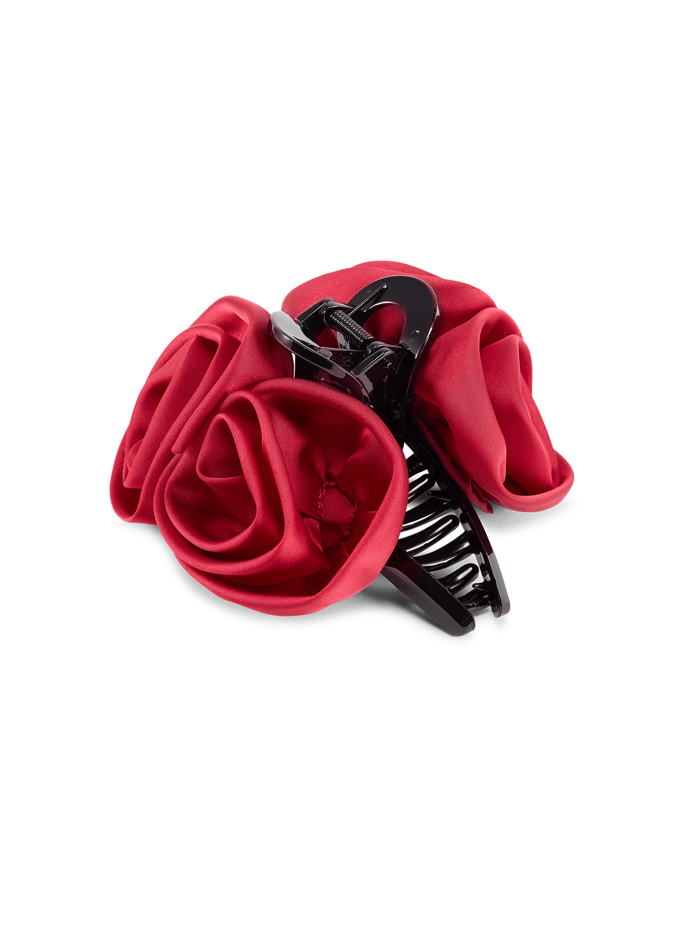 Pince cheveux à fleurs AU PRINTEMPS PARIS Rouge
