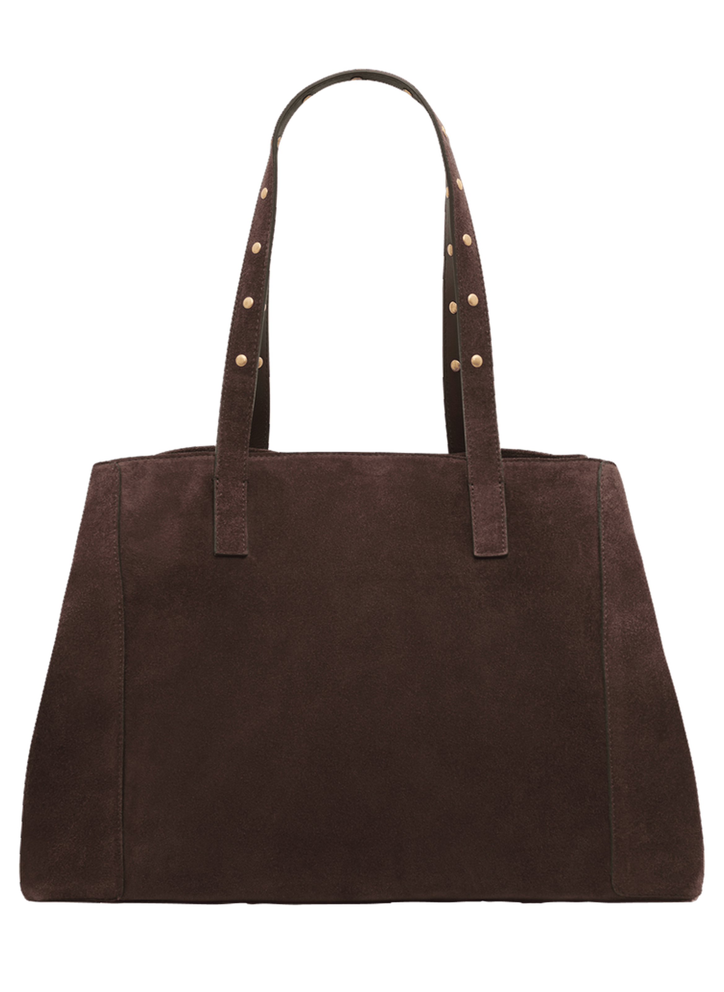 Cabas en cuir velours - simple GERARD DAREL Marron