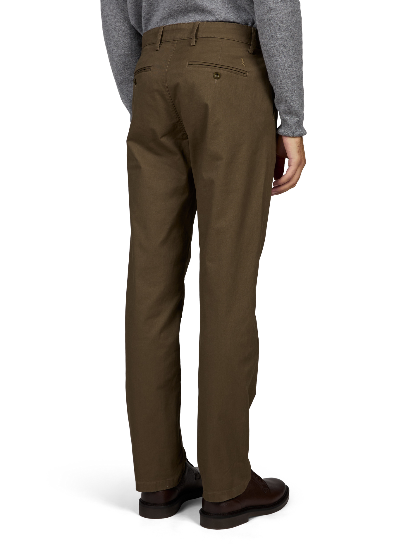 Cotton-blend chino trousers AIGLE Brown