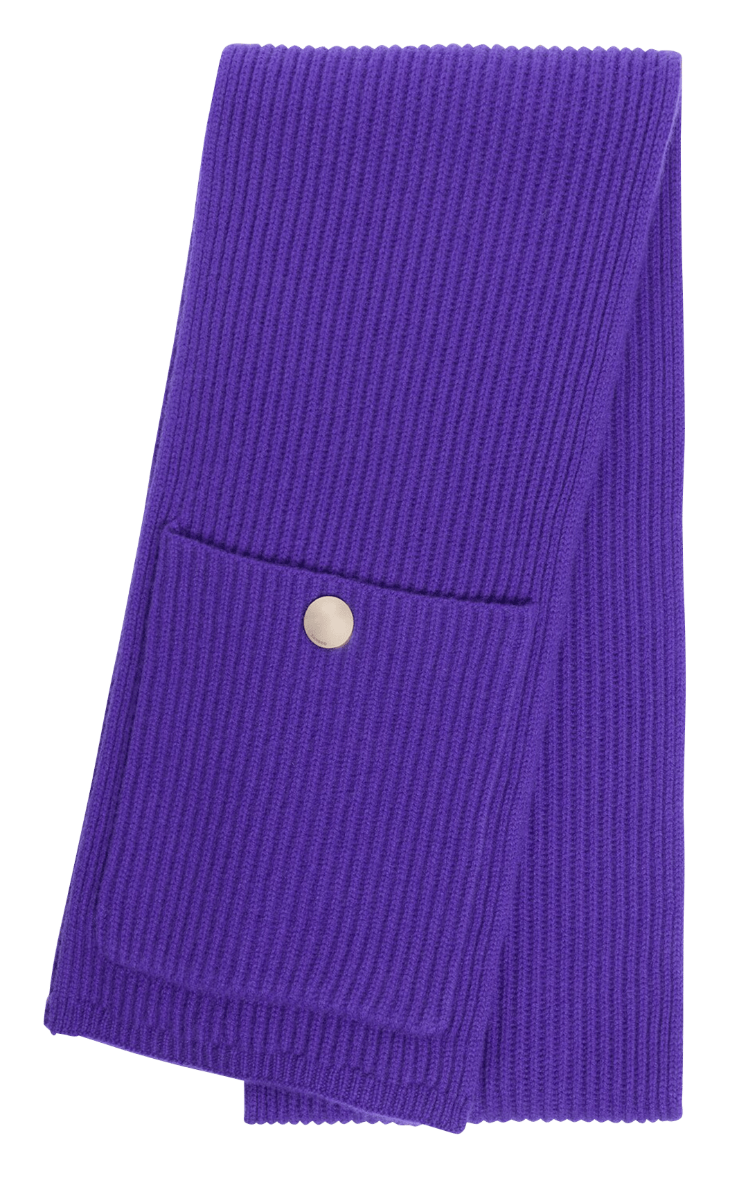 Echarpe unie à poches en laine et cachemire SANDRO Violet