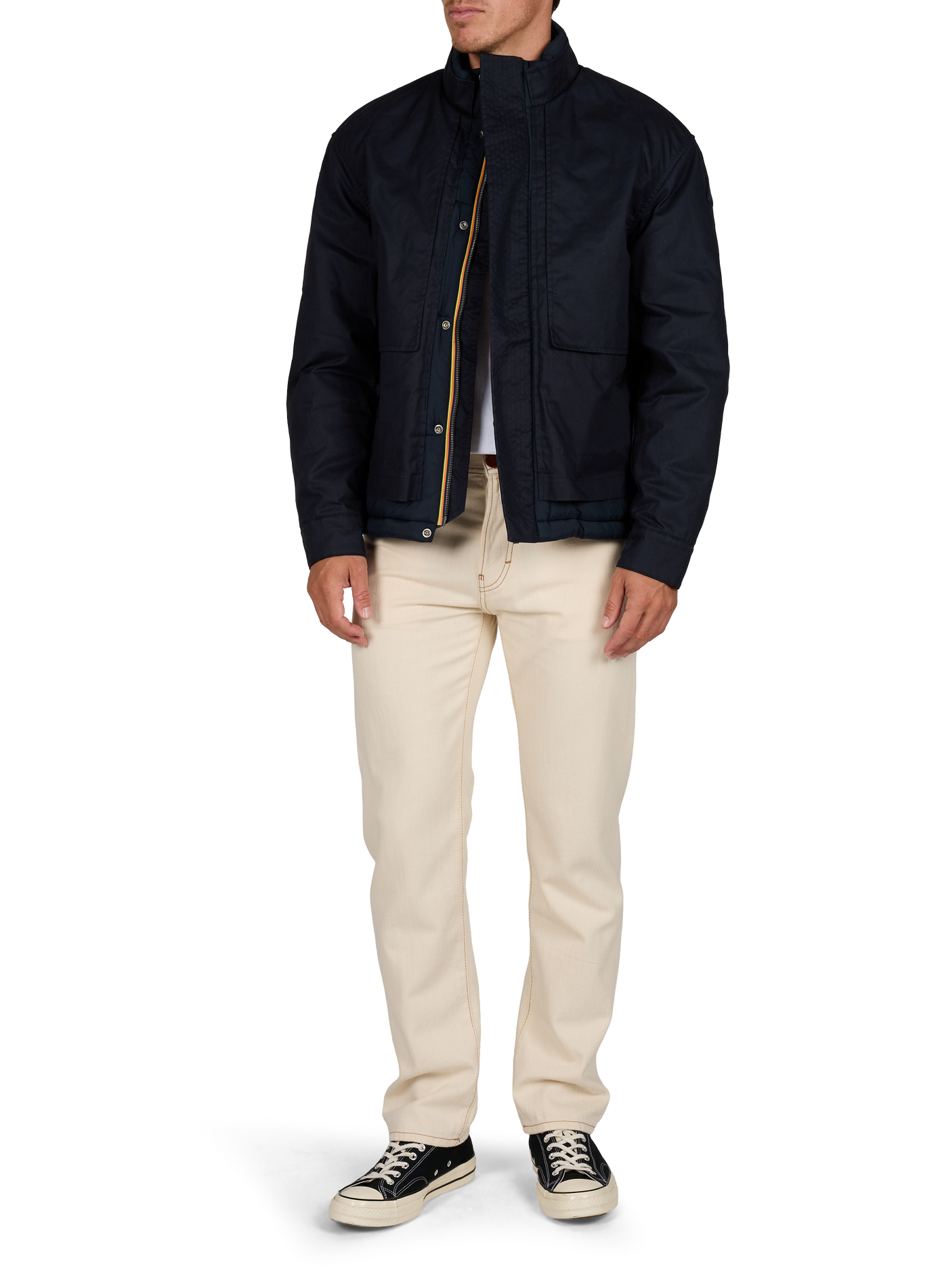 Blouson court en coton  K-WAY Bleu