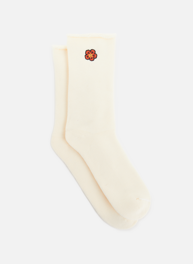 Mid-calf cotton-blend socks KENZO