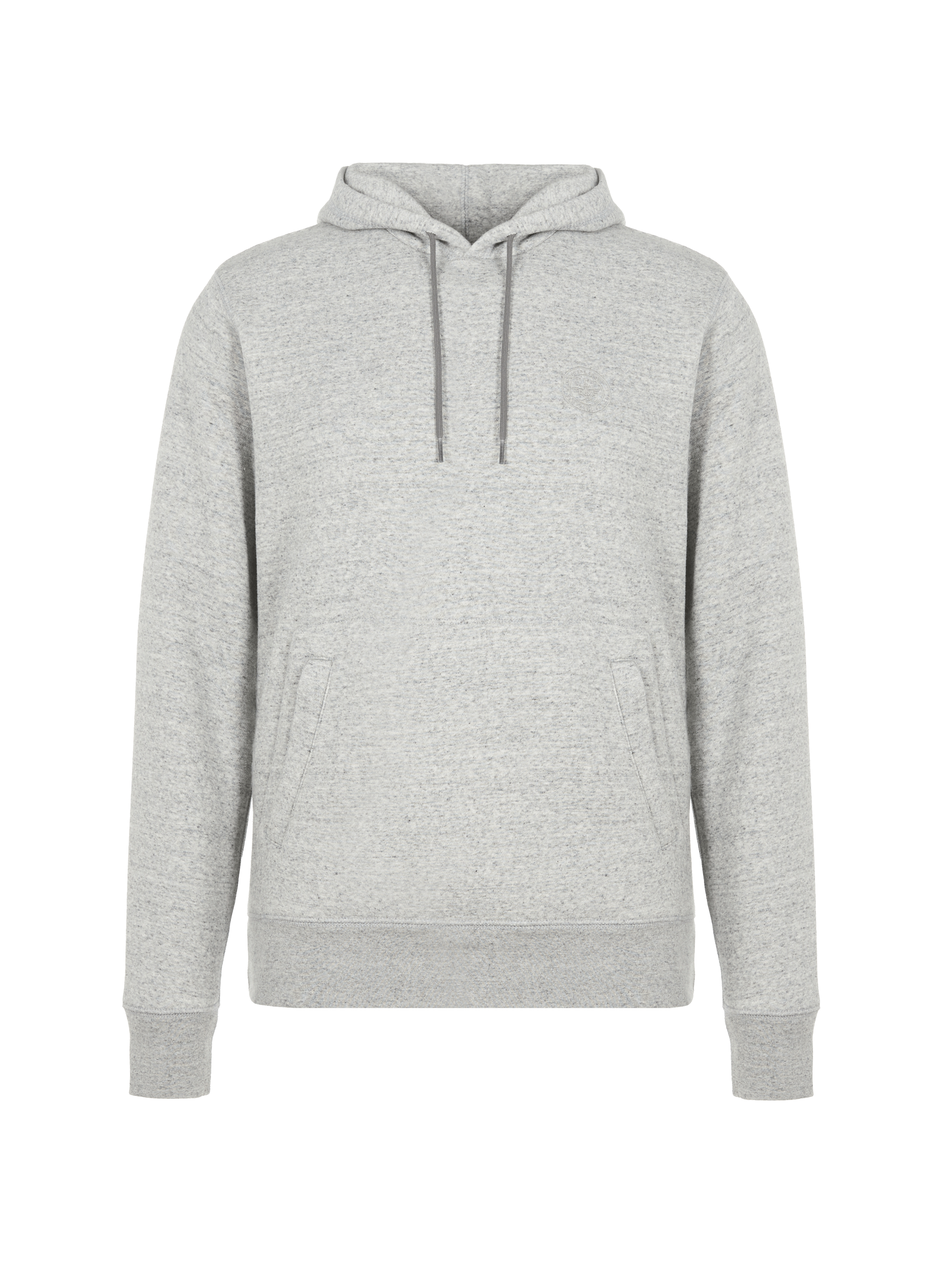 Hoodie chiné en coton mélangé