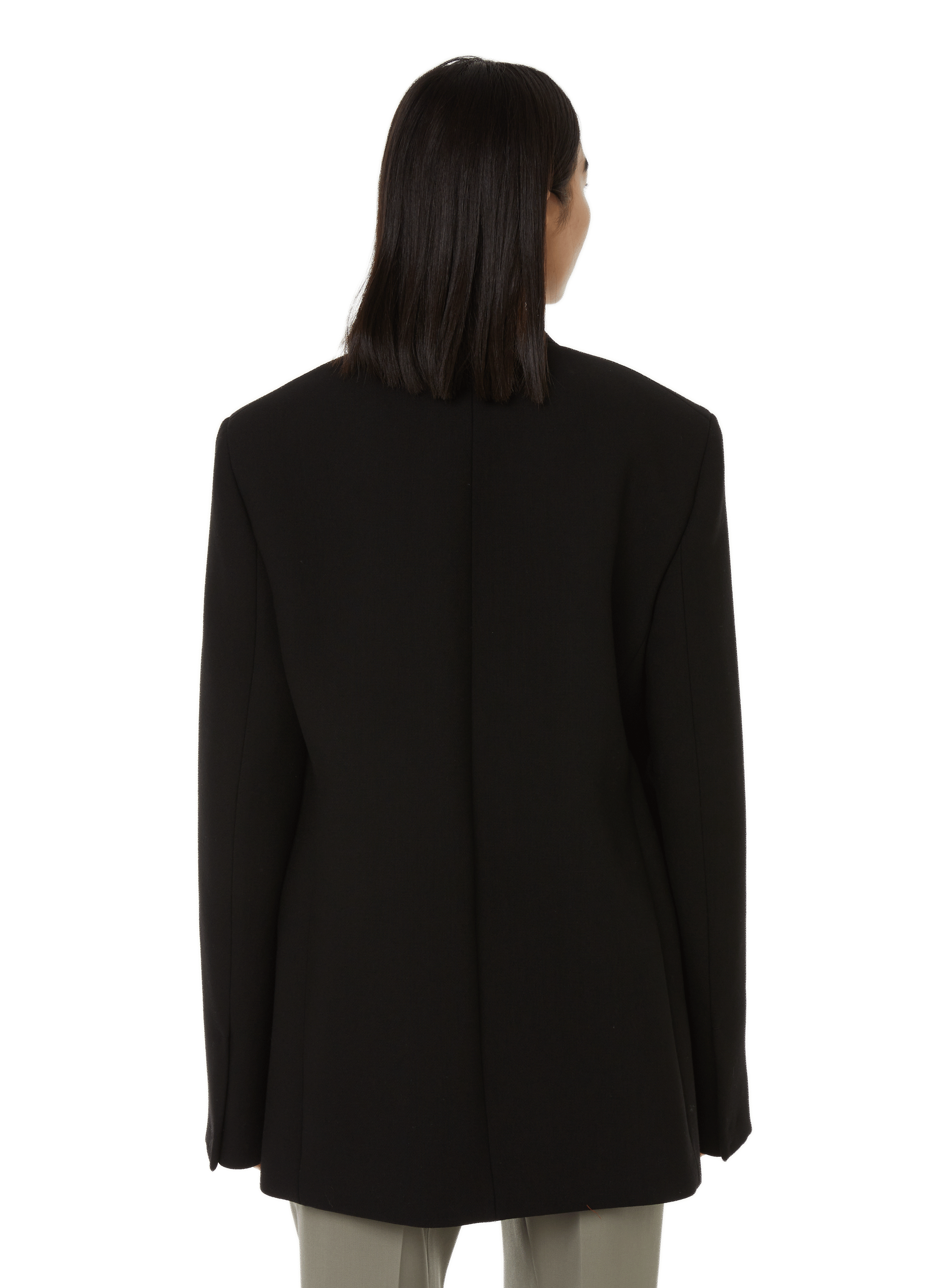 Virgin wool suit jacket JIL SANDER Black