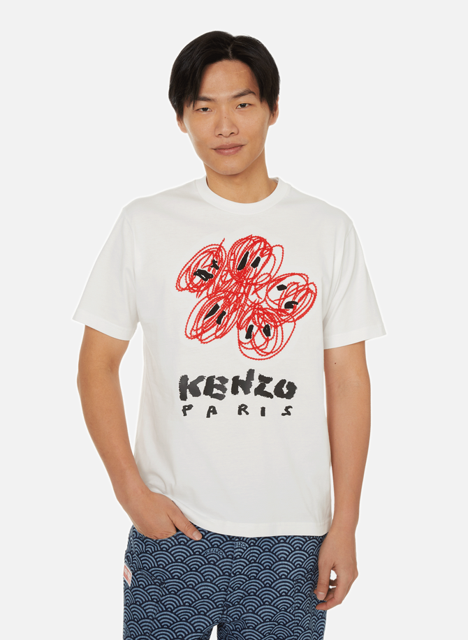 T-shirt imprimé en coton  KENZO