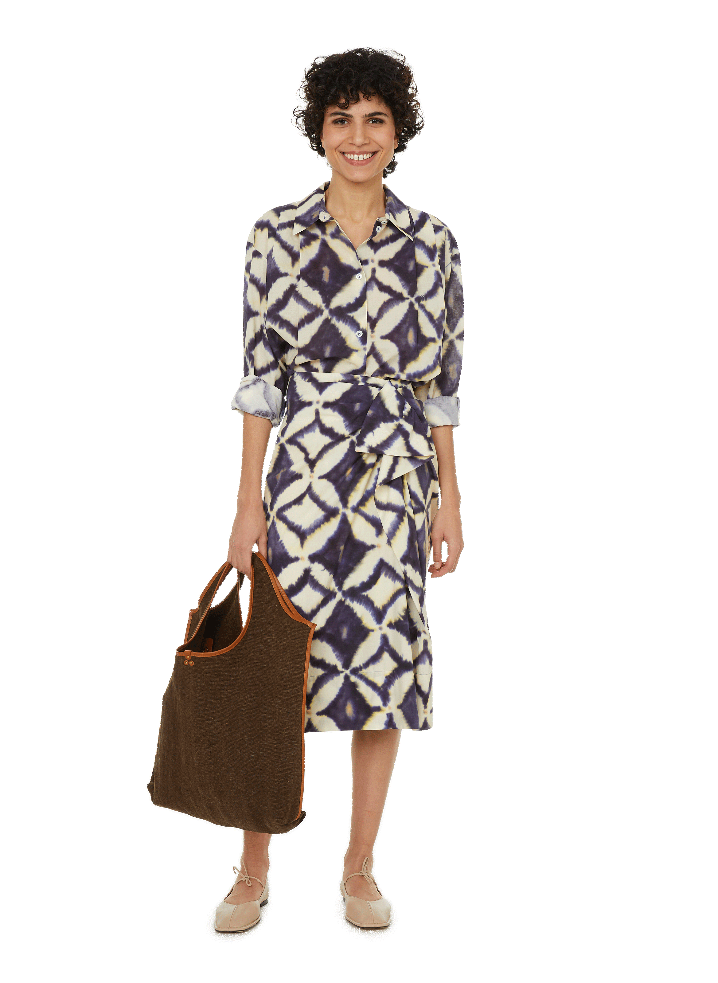 Jupe midi BELLEROSE Multicolore