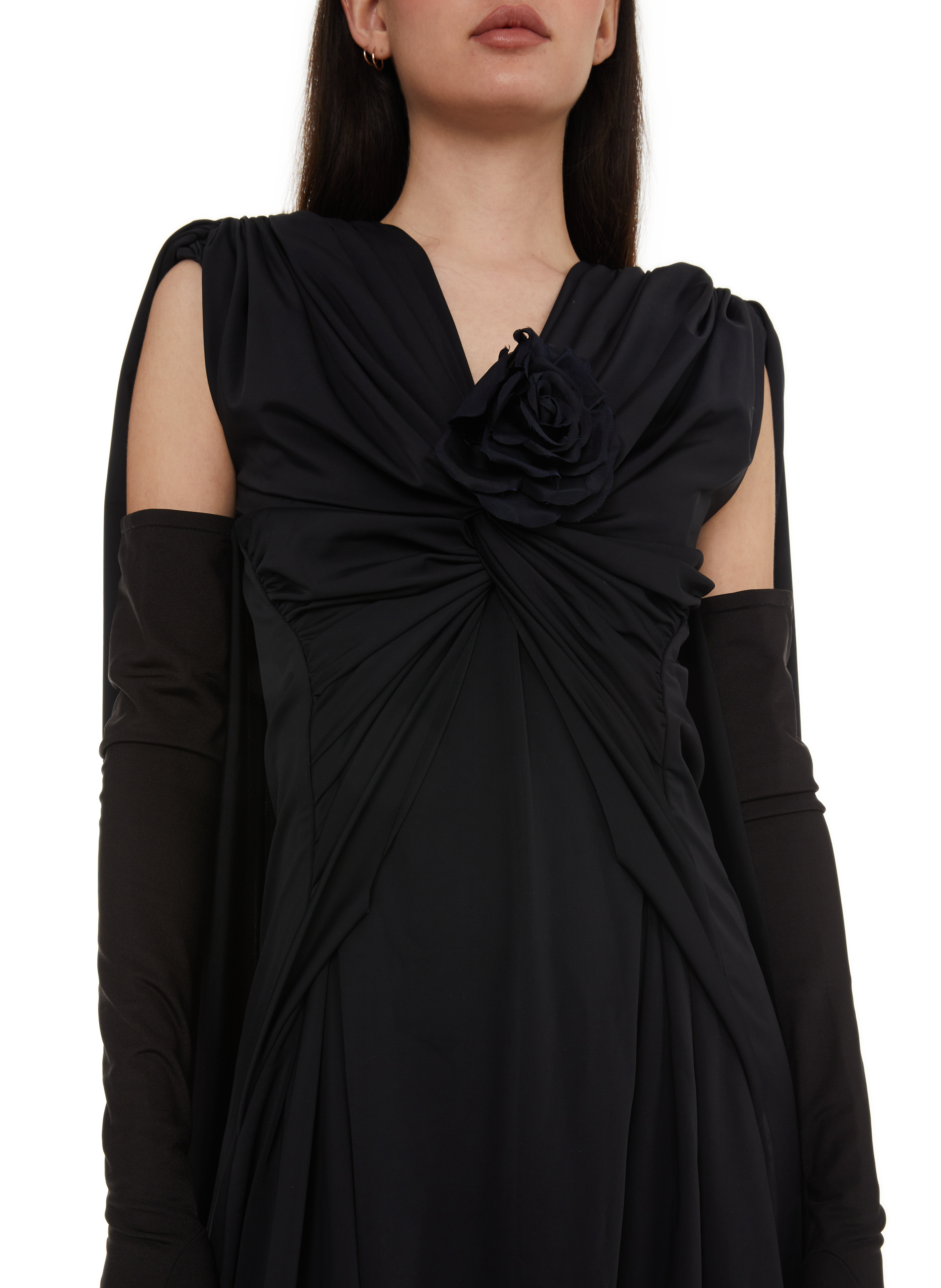 Robe longue  RICHARD QUINN Noir