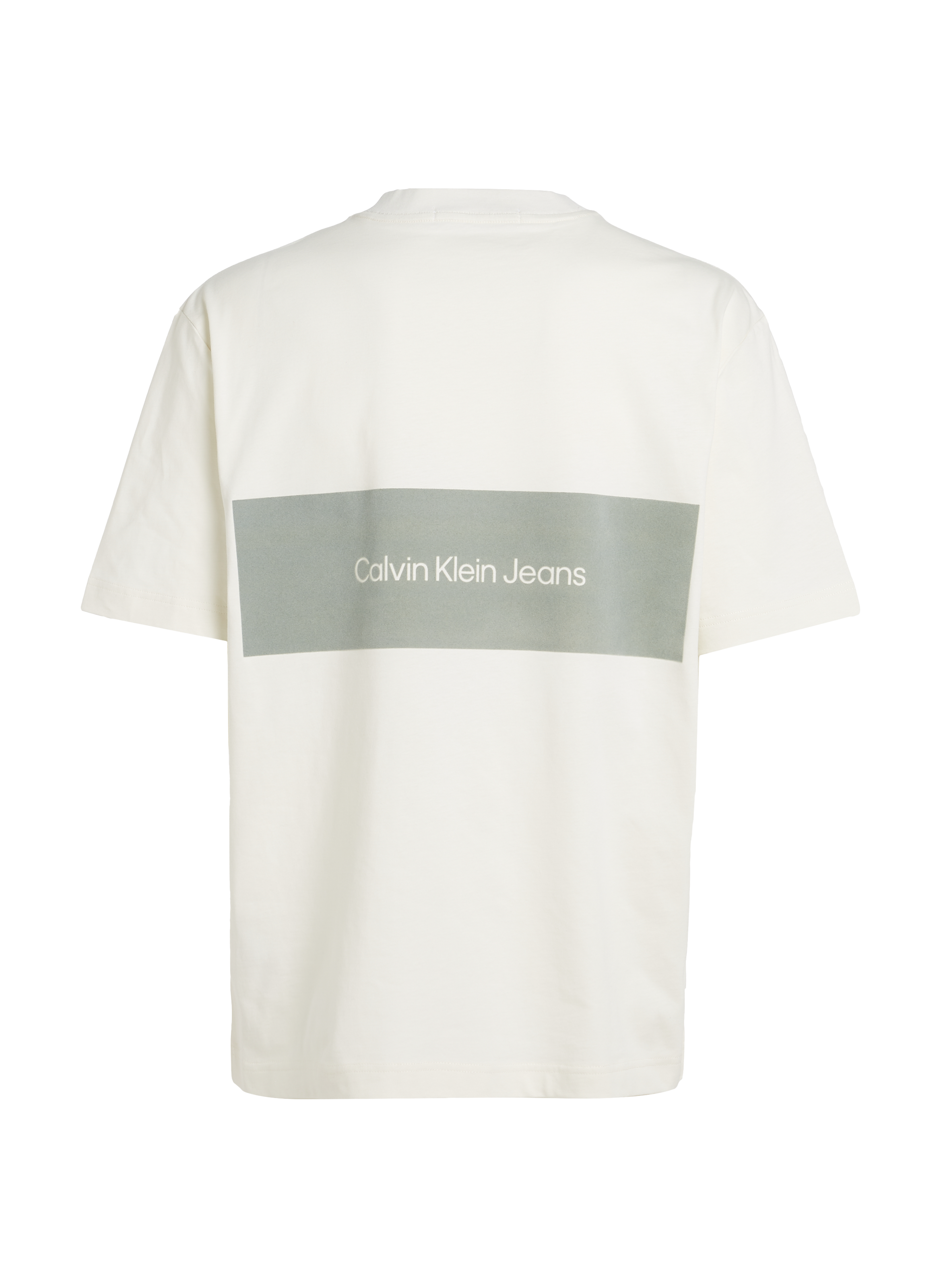 Cotton T-shirt CALVIN KLEIN Beige