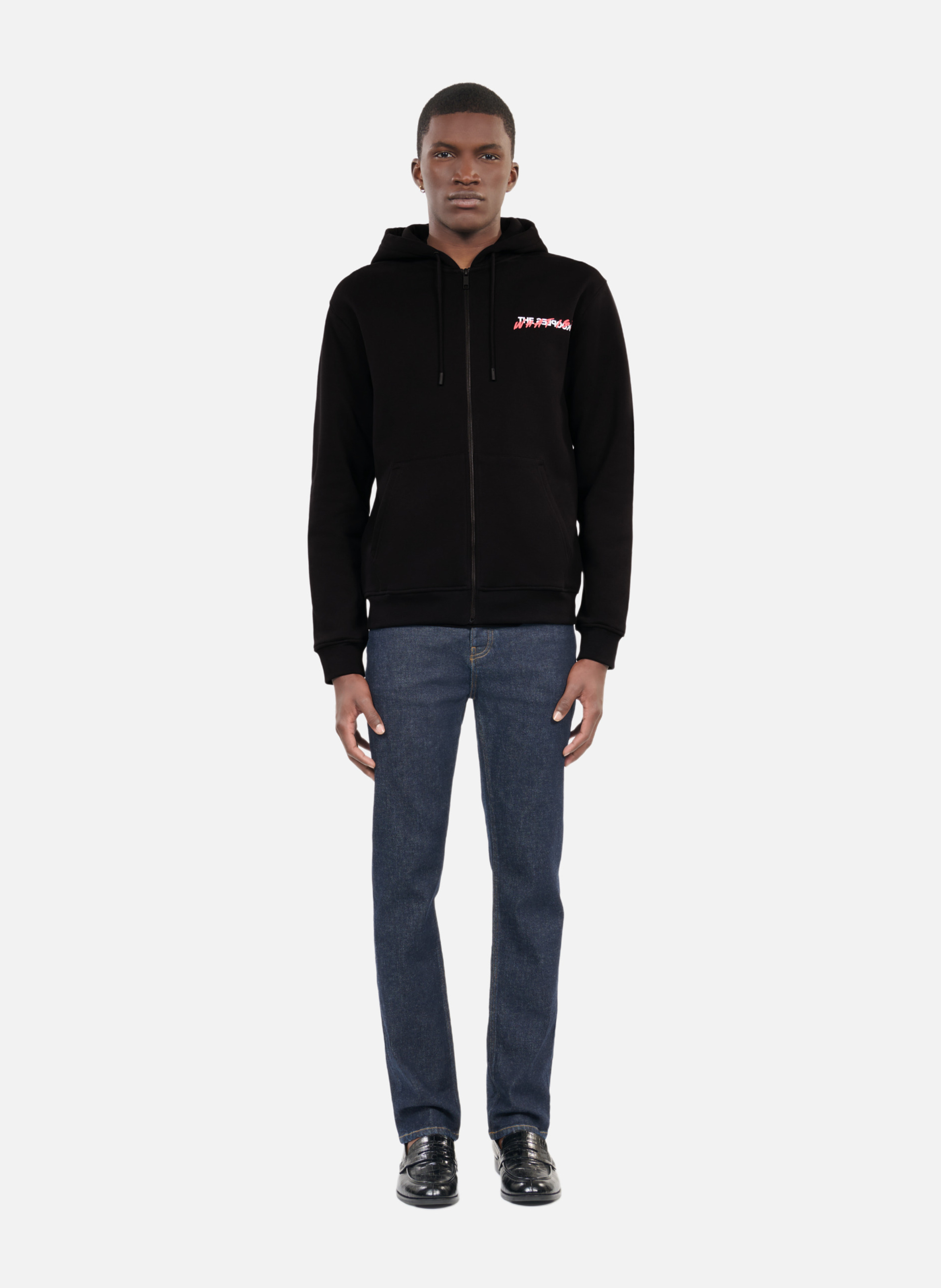 Sweatshirt à capuche what is zippé THE KOOPLES Noir