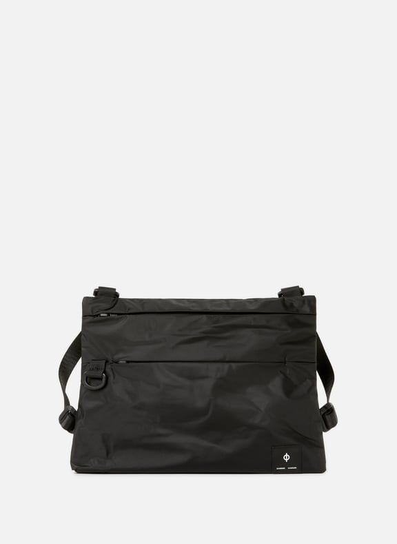 Plain shoulder bag Black by SAMSOE SAMSOE SAMSOE SAMSOE Plain shoulder bag Black