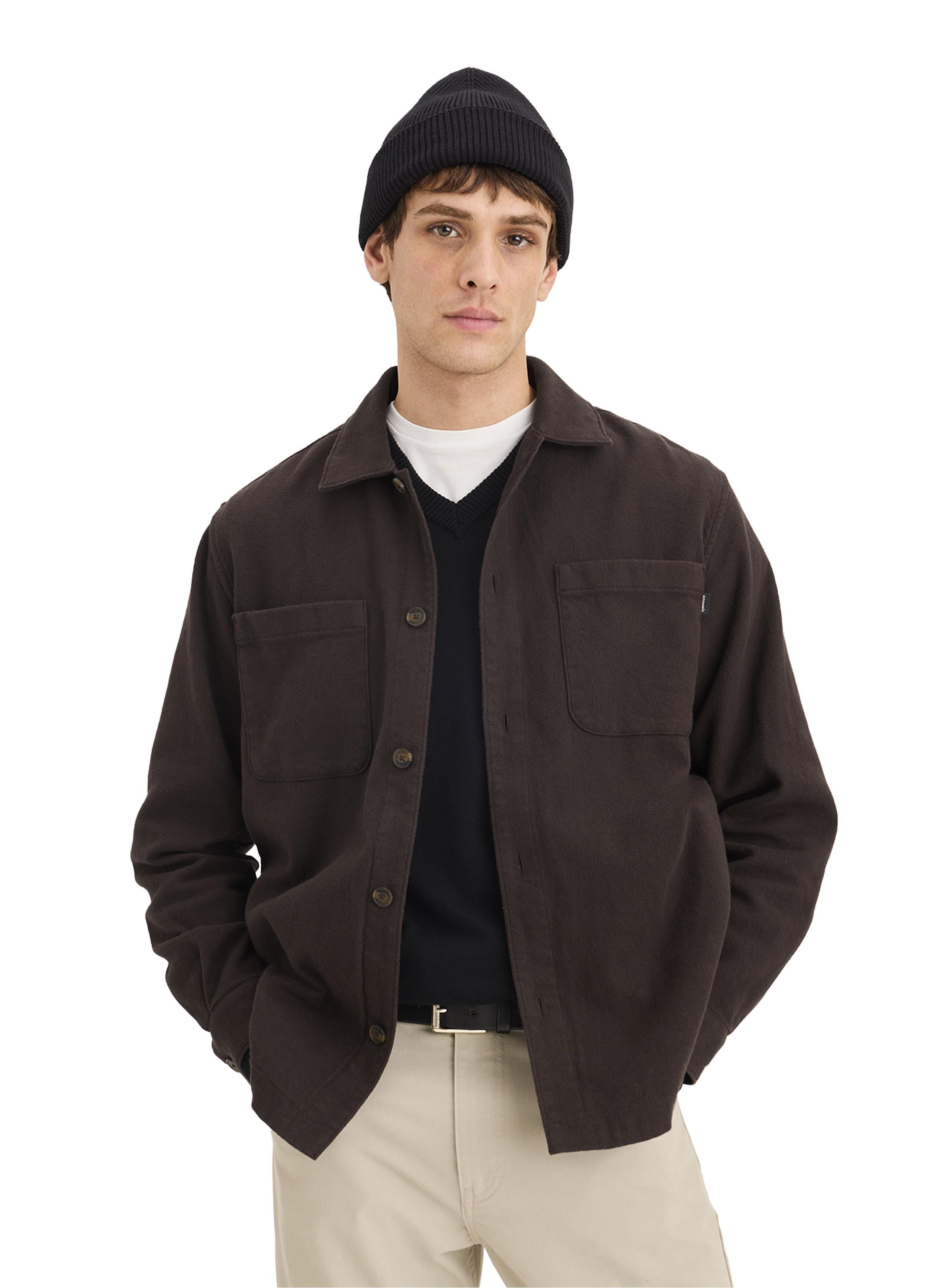 DOCKERS ITHACA ARCHIVE SHIRT Brown