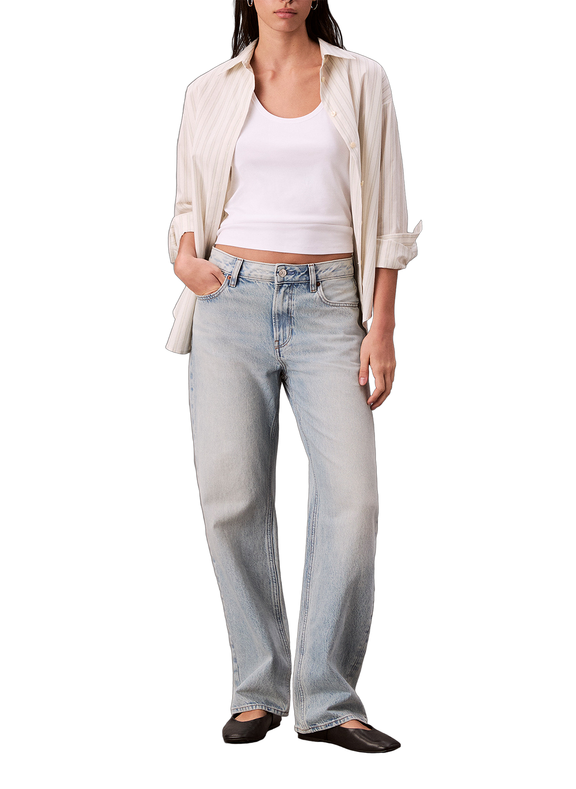 Straight-cut jeans CALVIN KLEIN Blue