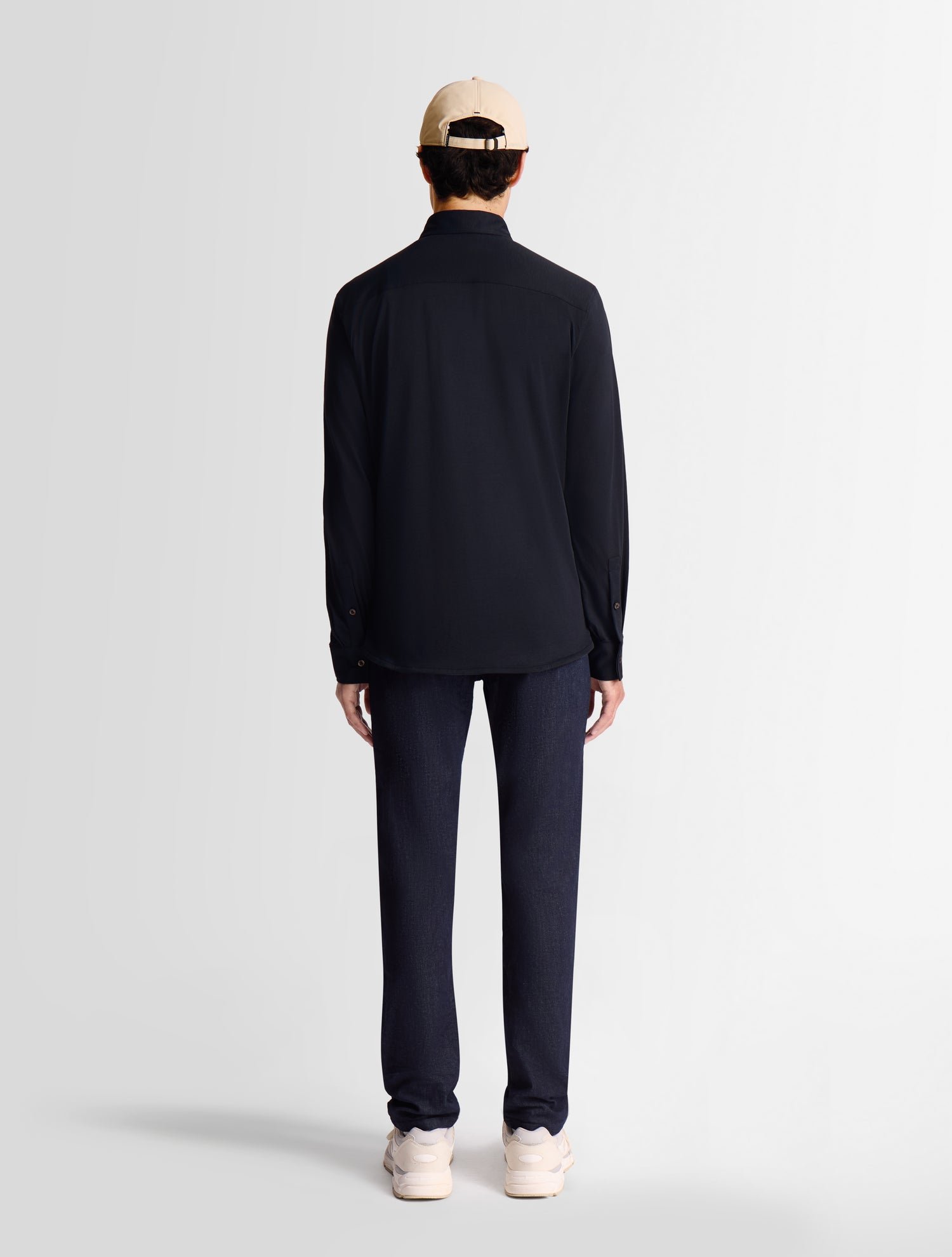 Chemise manches longues larson col chemise coupe ajustée FUSALP Bleu