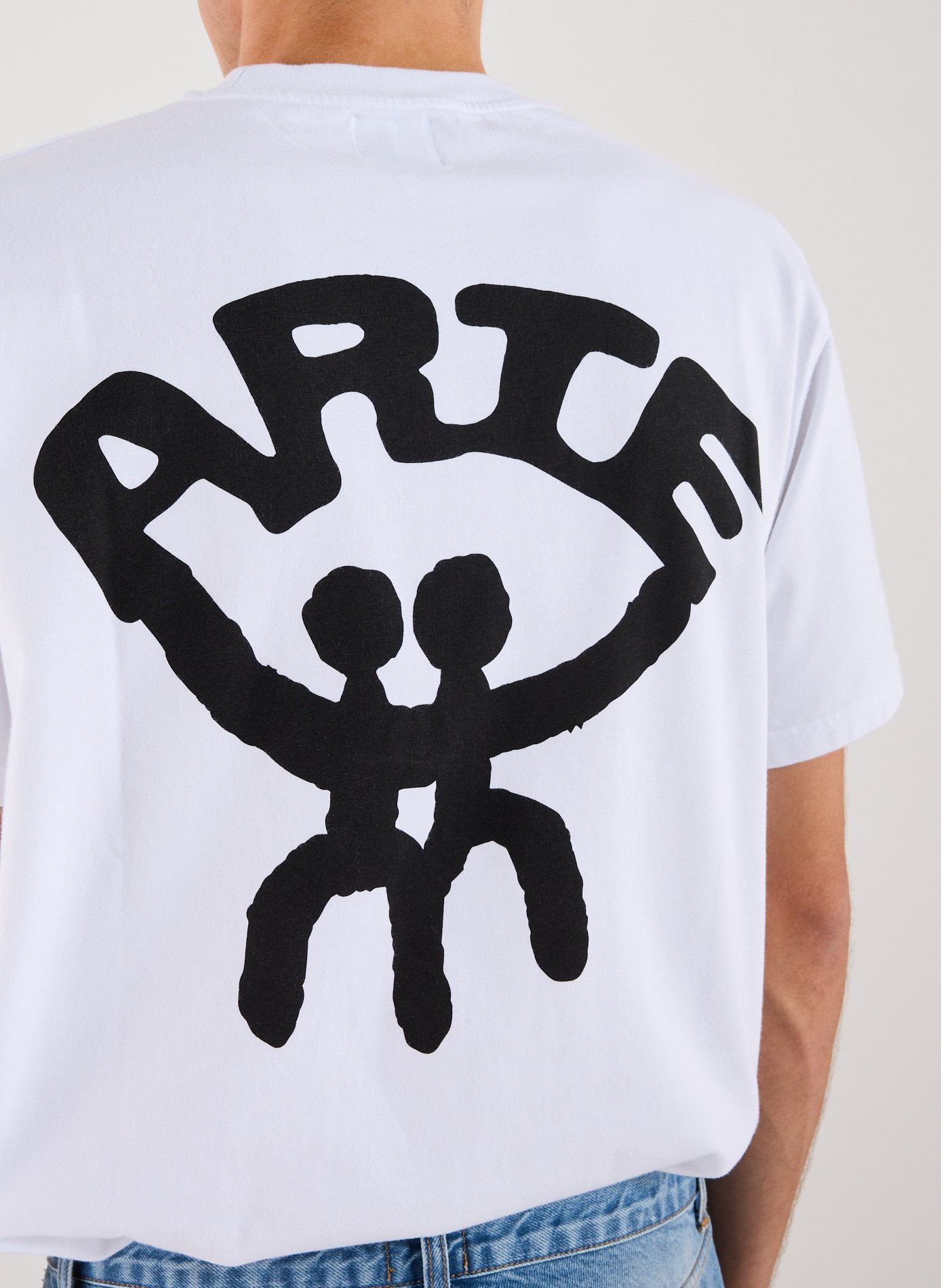 T-shirt ample imprimé en coton ARTE ANTWERP Blanc