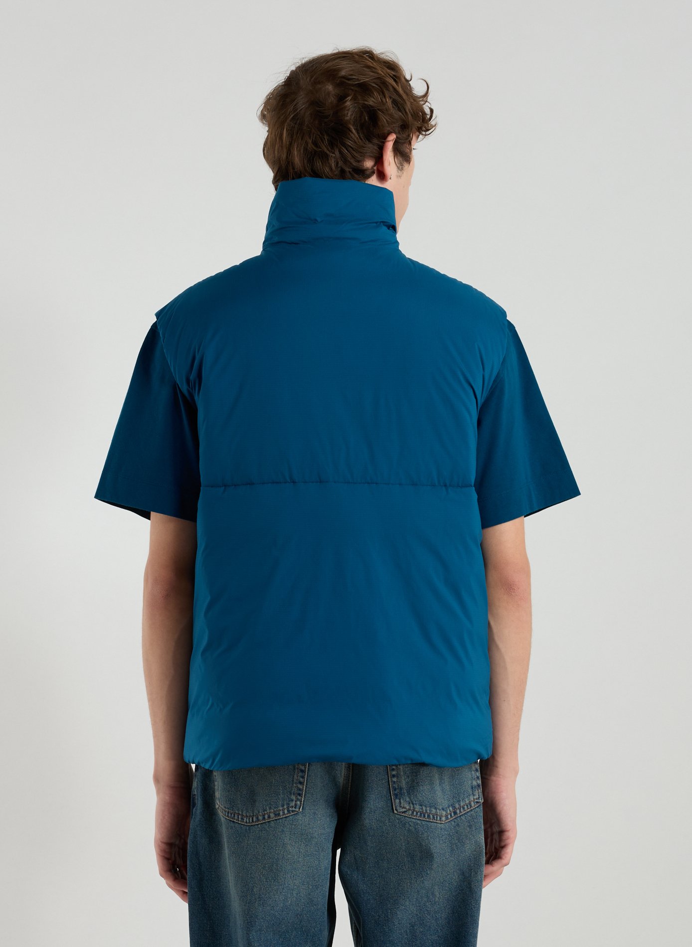 Sleeveless high neck vest CANADA GOOSE Blue