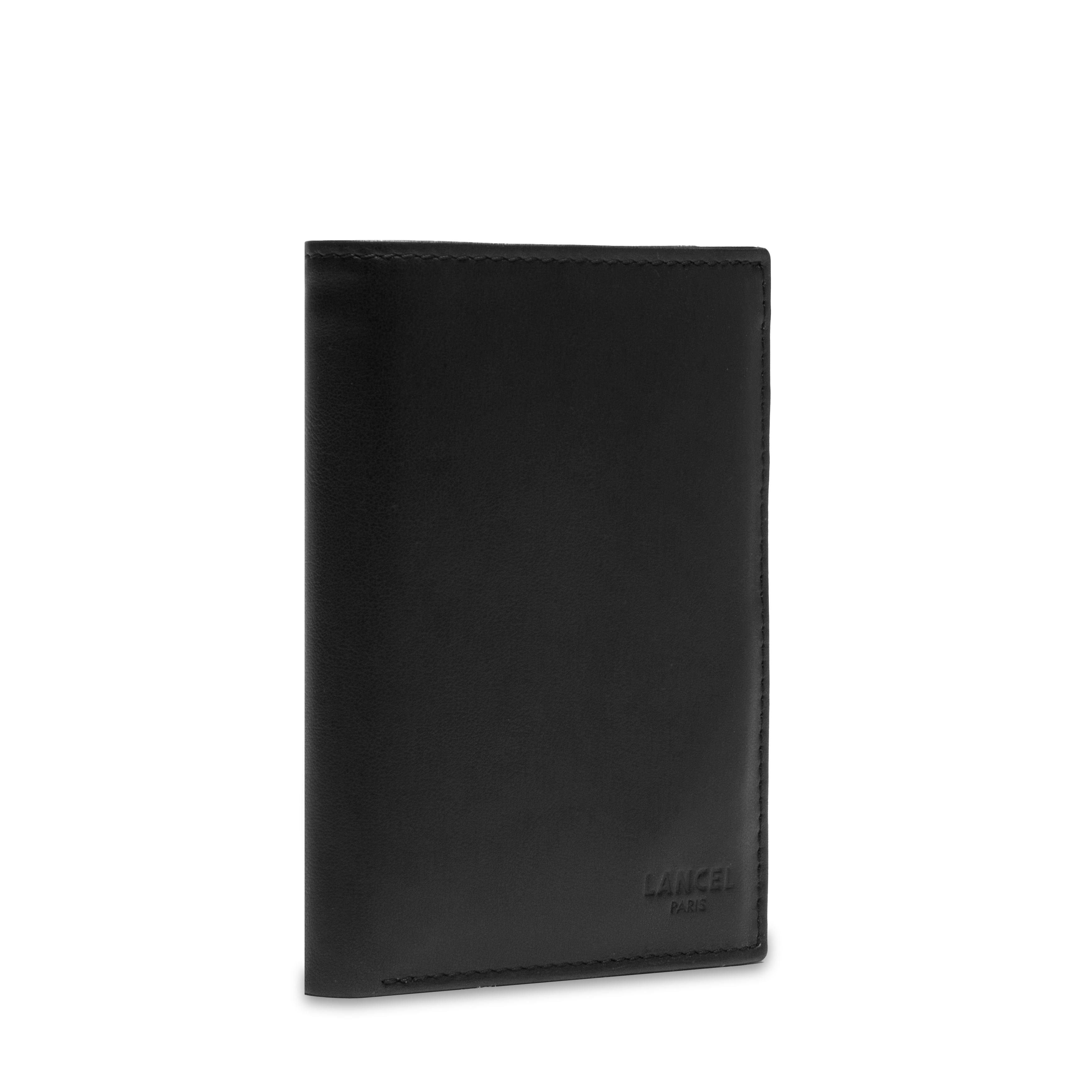 Portefeuille européen léon de lancel en cuir LANCEL Noir