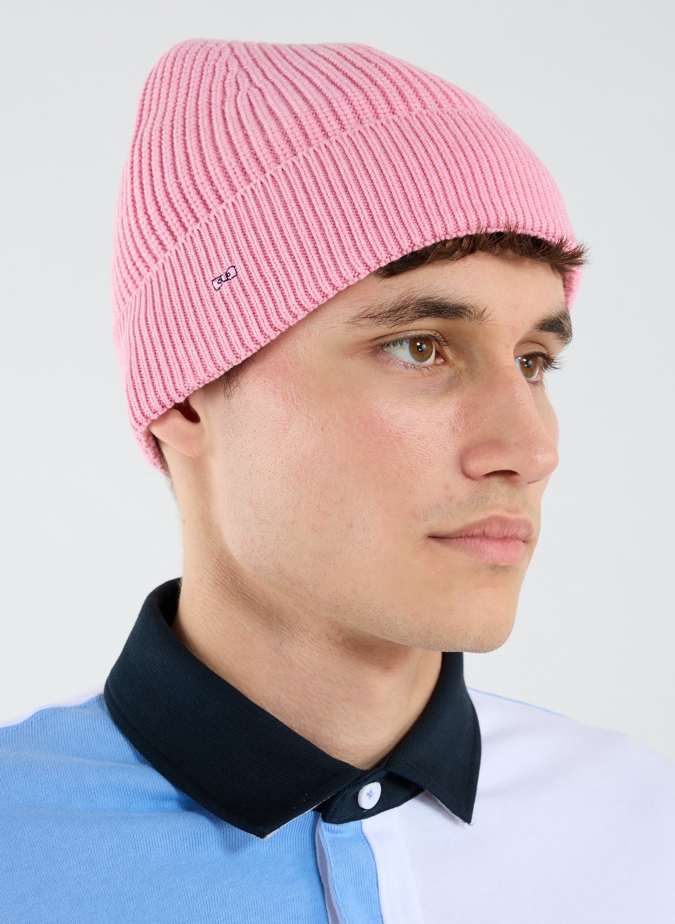 Cotton beanie EDEN PARK Pink