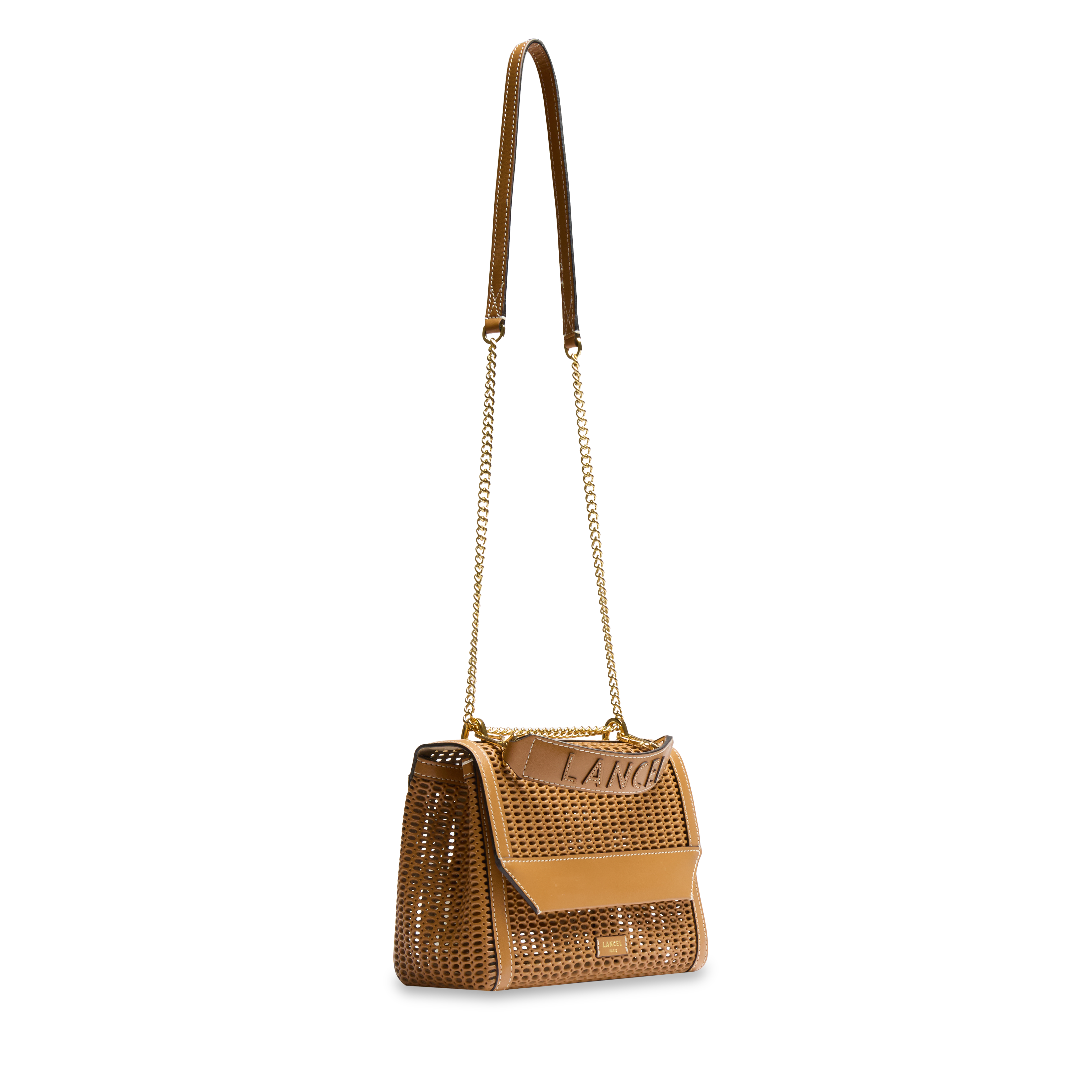 Sac rabat m ninon de lancel en cuir LANCEL Marron