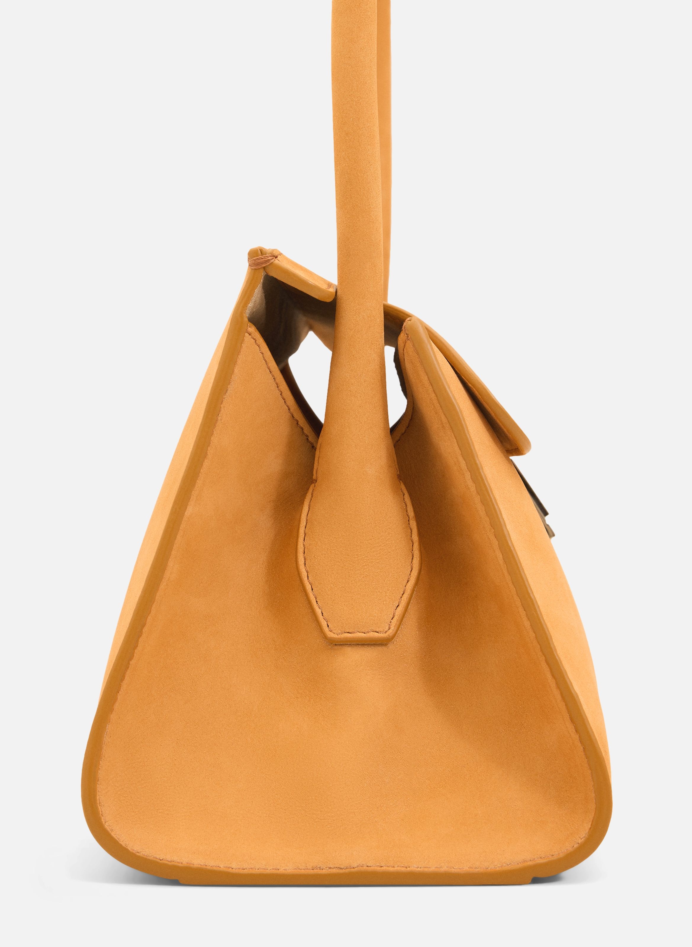 Petit sac mimi unisexe en cuir de veau AMI PARIS Orange