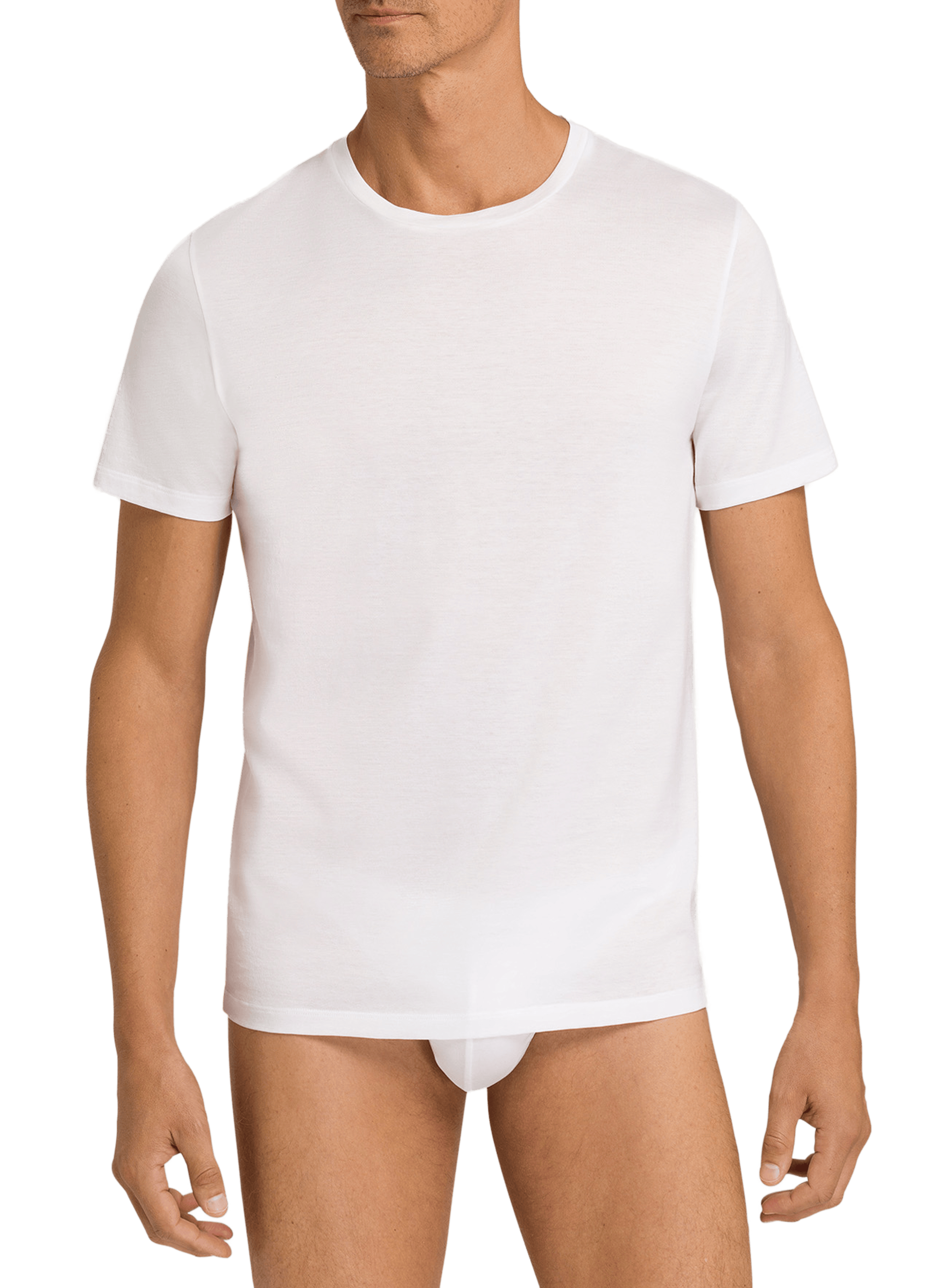 Cotton T-shirt HANRO White