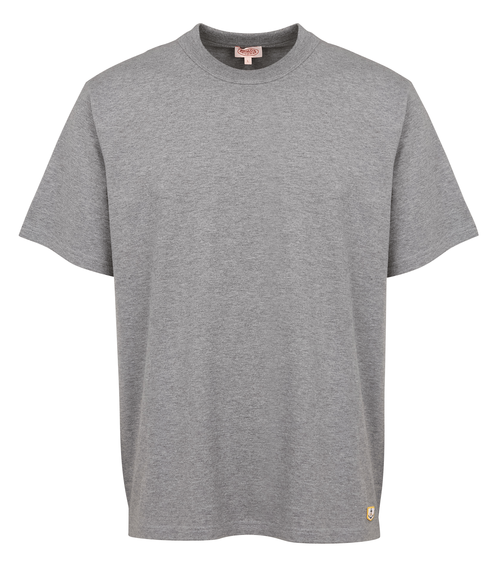 Tee-shirt droit ras du cou en coton bio callac ARMOR-LUX Gris