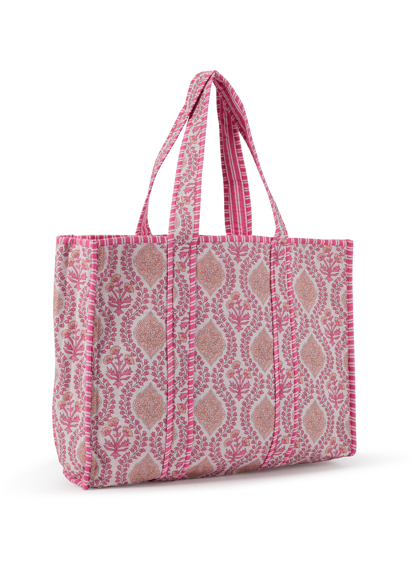 Sac cabas à motif  Rose
