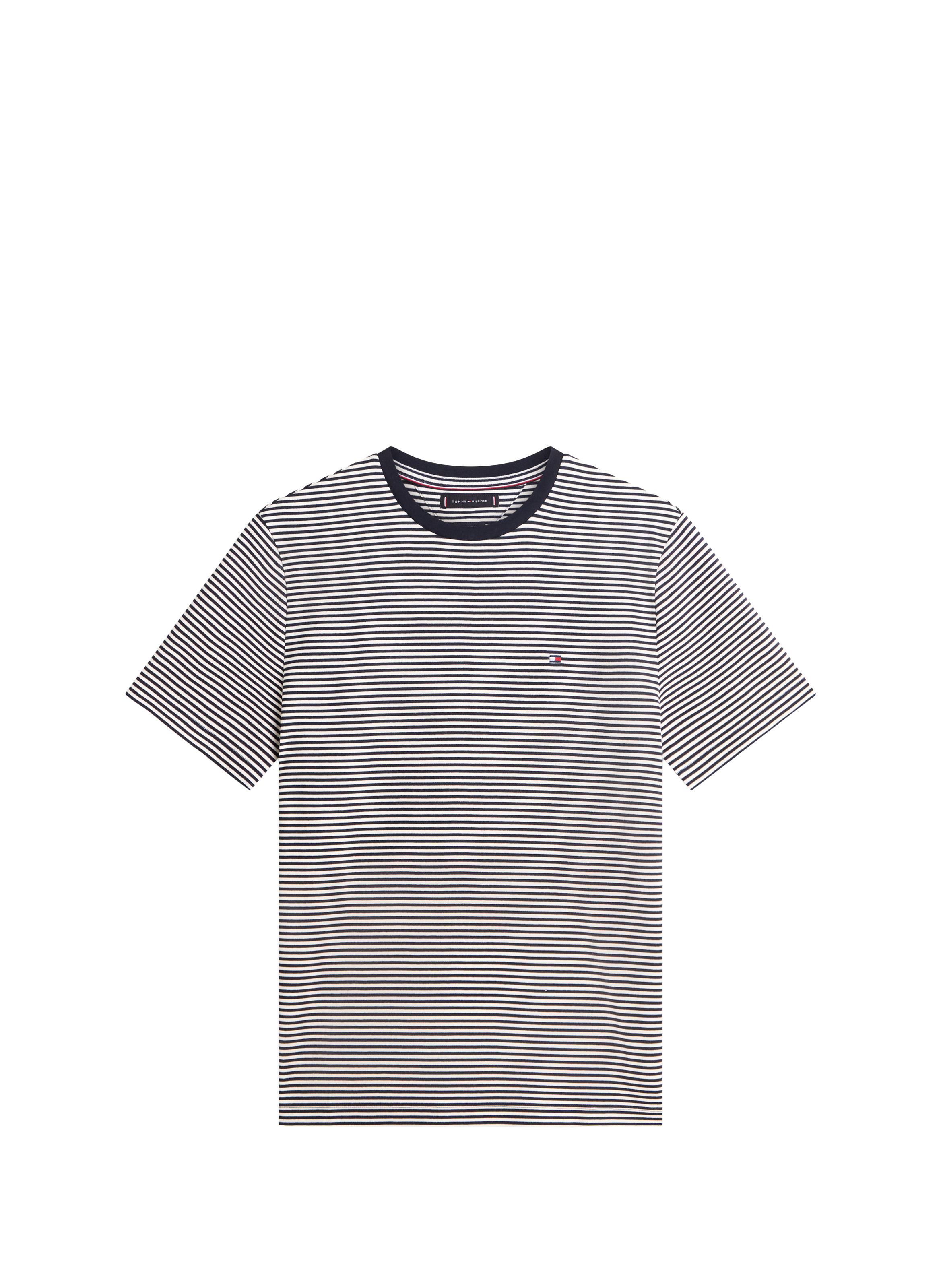 Striped cotton T-shirt TOMMY HILFIGER Blue
