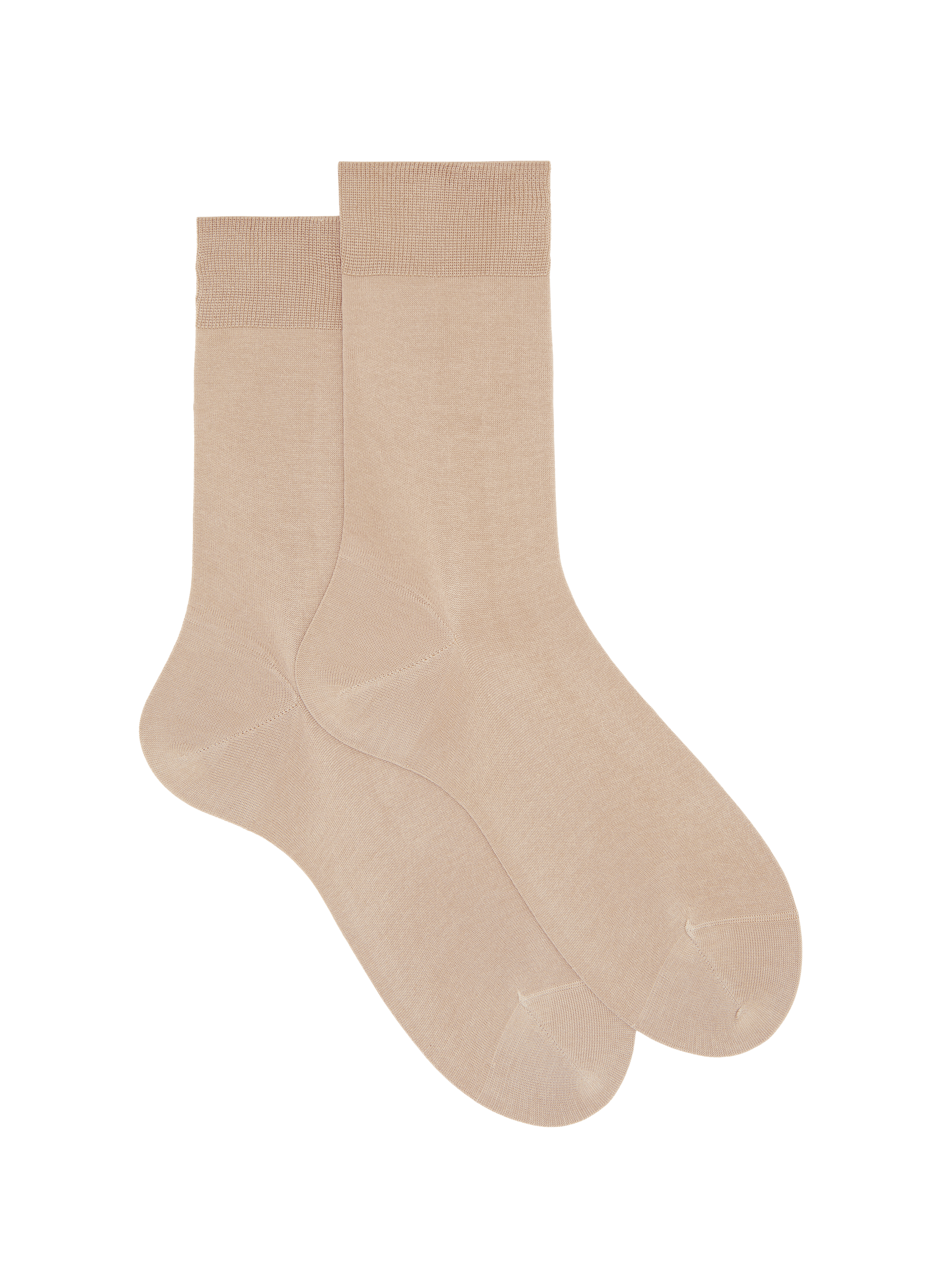 Cotton mid-calf socks DORÉ DORÉ Beige